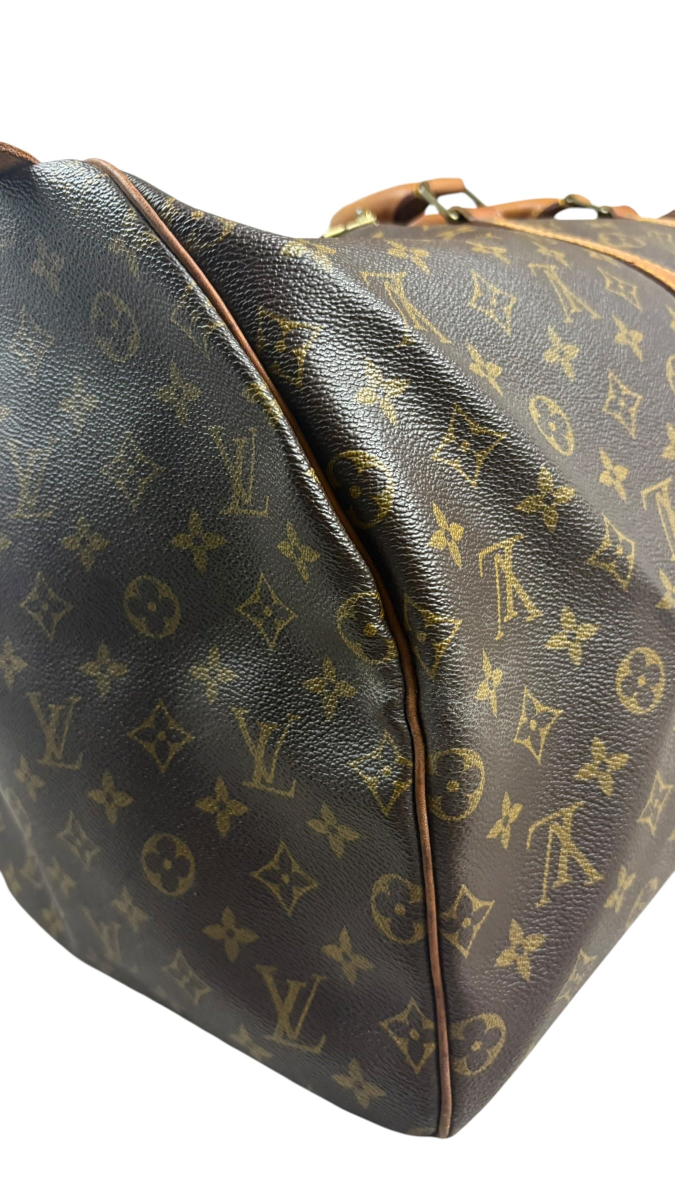 Sac Louis Vuitton Keepall 55 - Toile Monogram - Marron - MI883