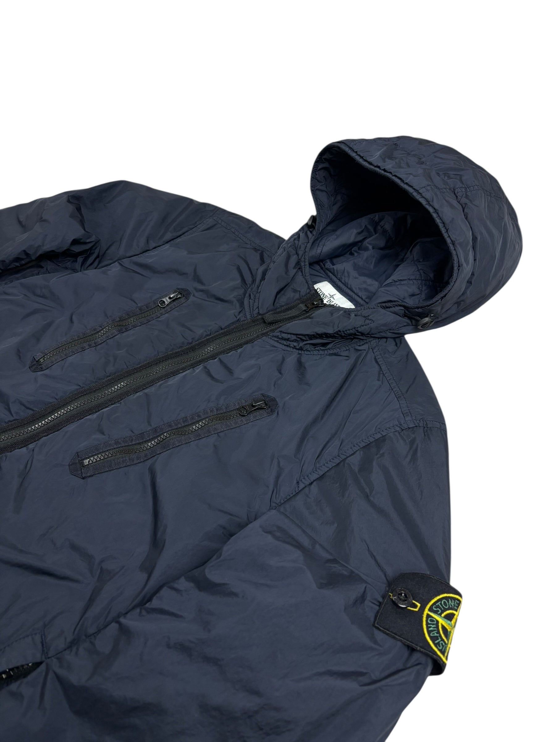 VESTE STONE ISLAND GARMENT DYED CRINKLE REPS NY - MARINE - TAILLE S