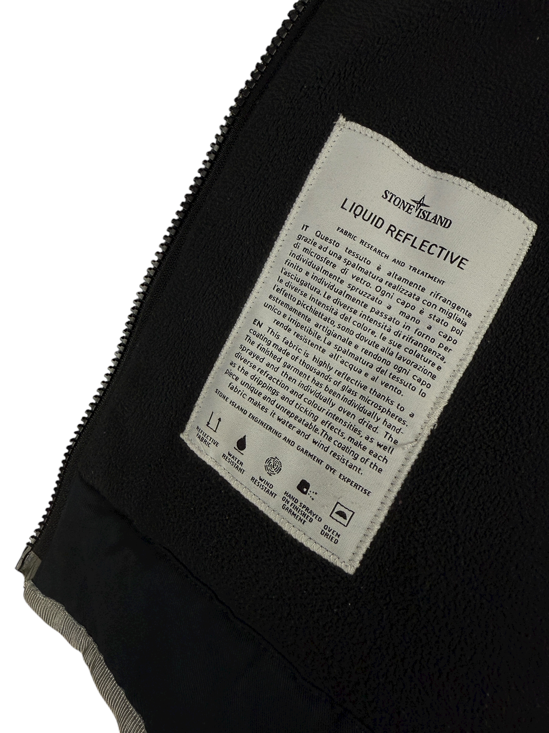 VESTE STONE ISLAND LIQUID REFLECTIVE - GRIS - TAILLE XL