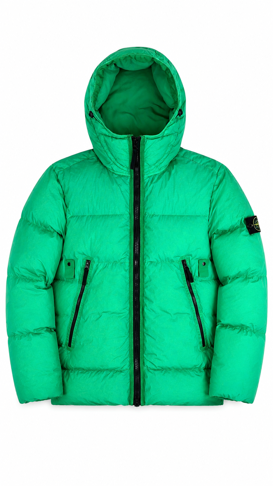 Doudoune Stone Island Garment Dyed Crinkle Reps NY Down - Vert - Taille M