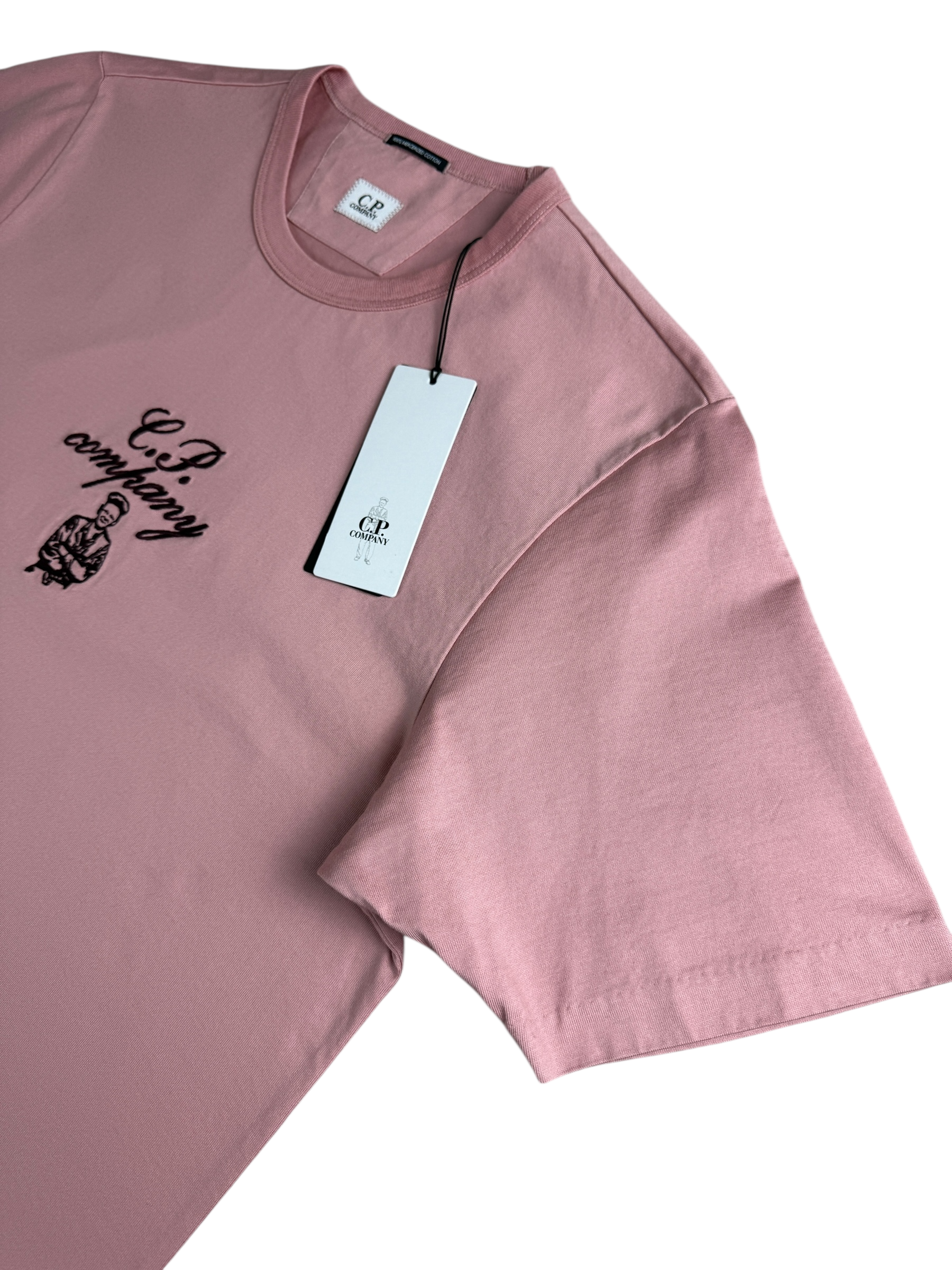 TEE-SHIRT C.P COMPANY - ROSE - NEUF