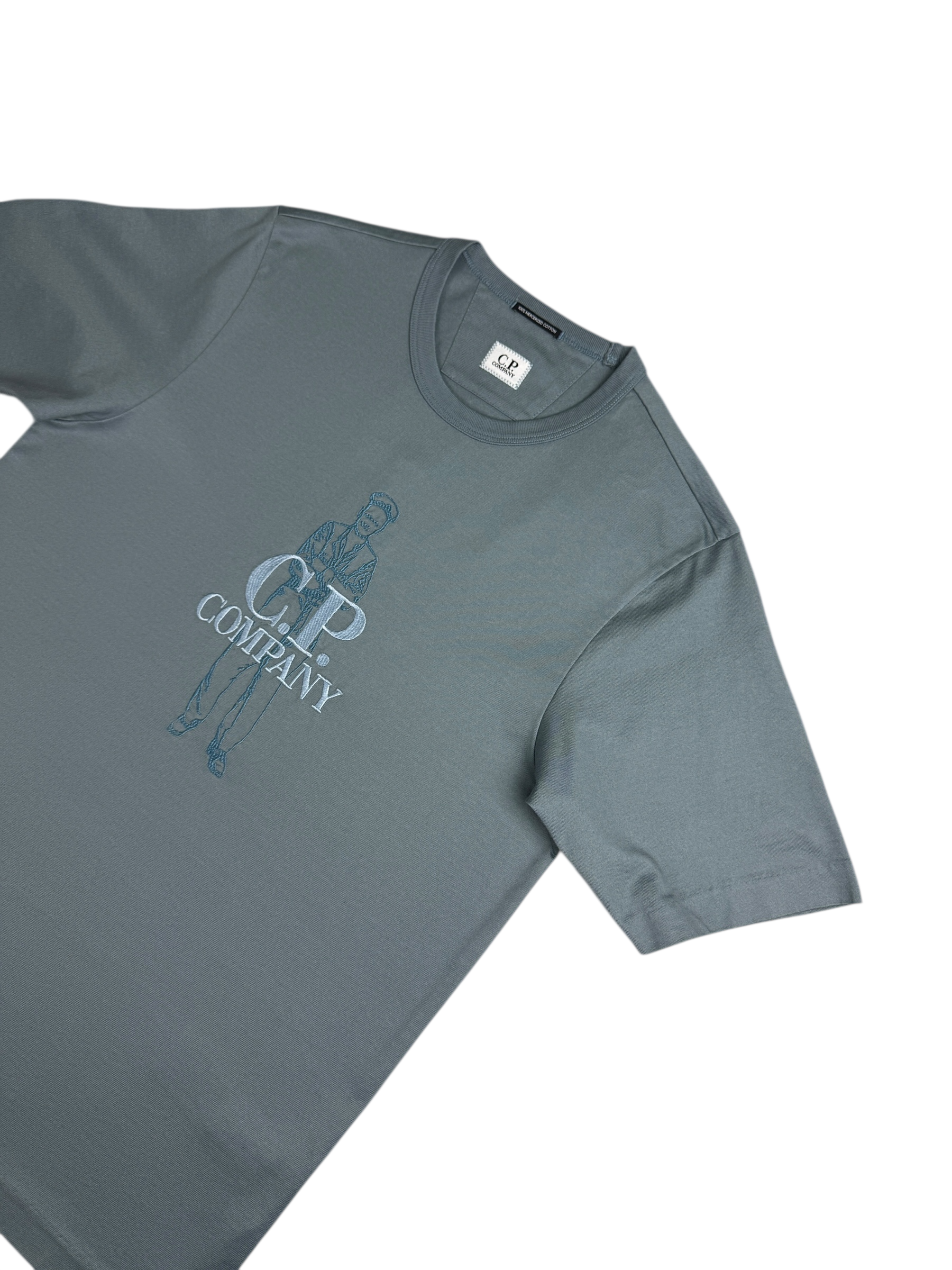 TEE-SHIRT C.P COMPANY - BLEU - TAILLE S - NEUF