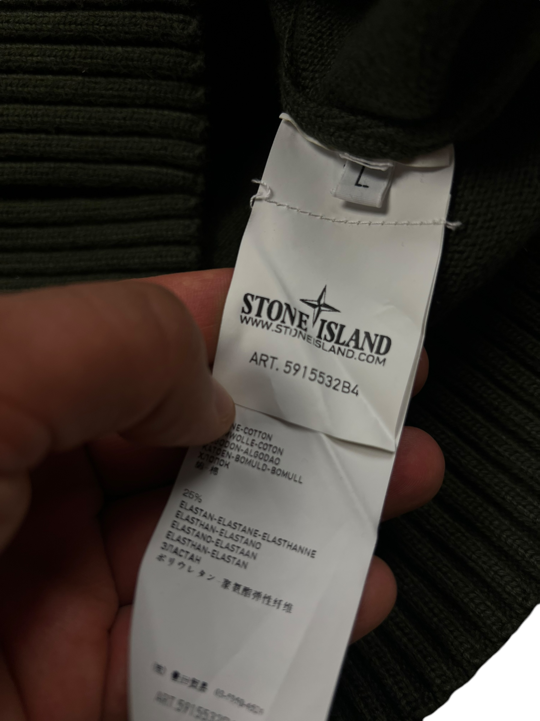 PULL COL ROULÉ STONE ISLAND