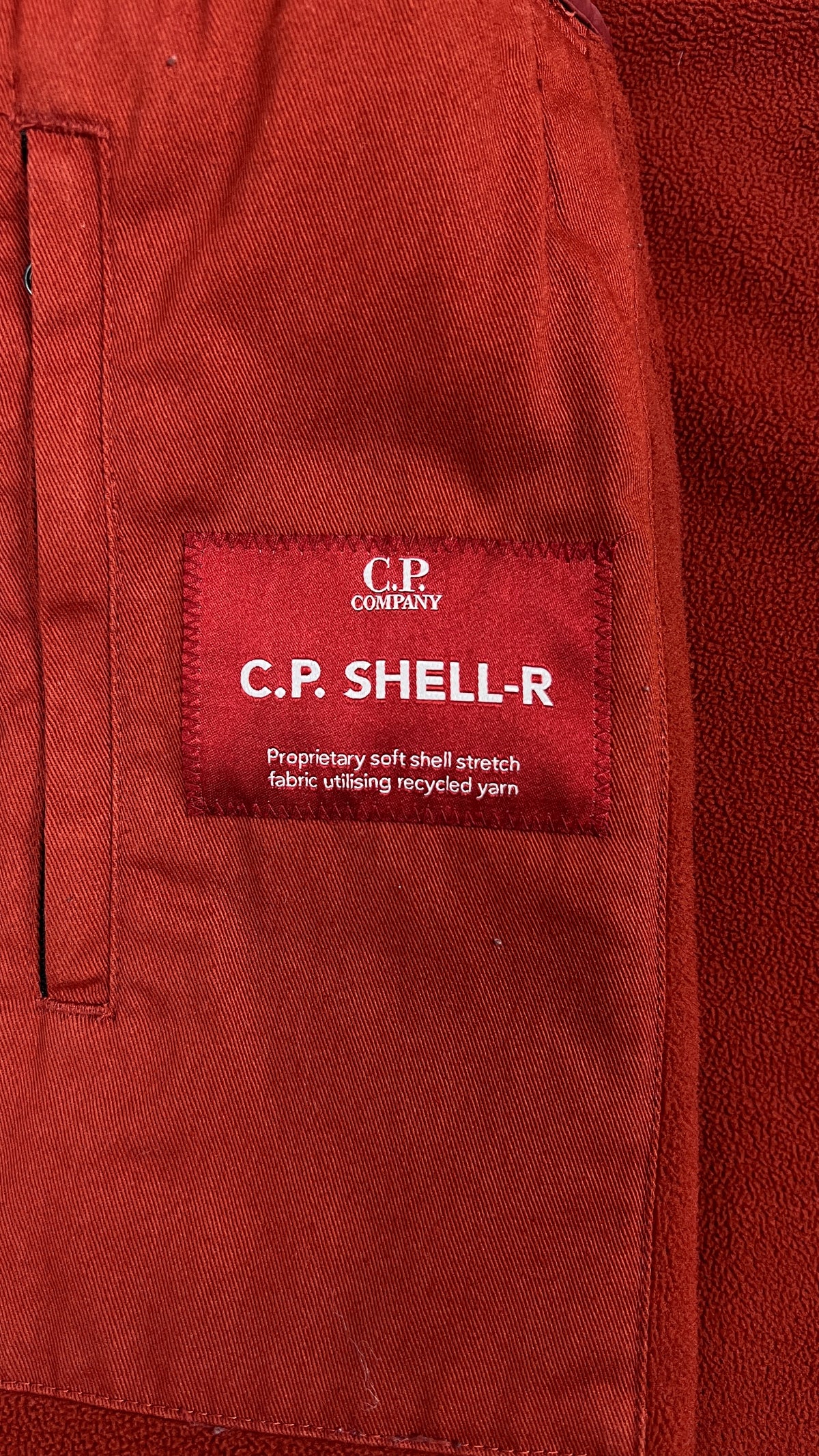 Veste C.P Company Shell-R Goggle Jacket, Rouge, Taille 44 — photographie complémentaire 4