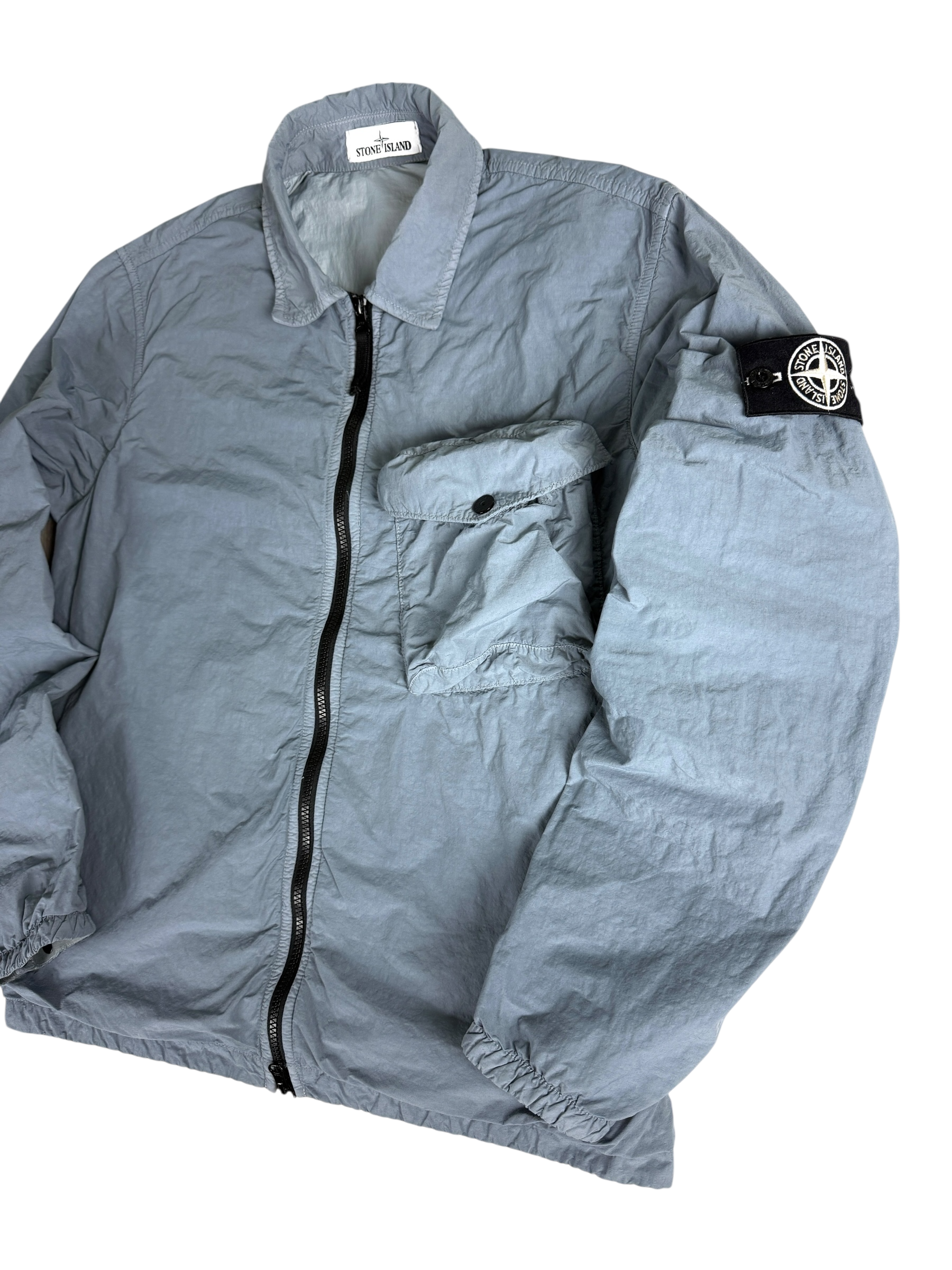VESTE STONE ISLAND POLARTEC NASLAN LIGH - GRIS - TAILLE M