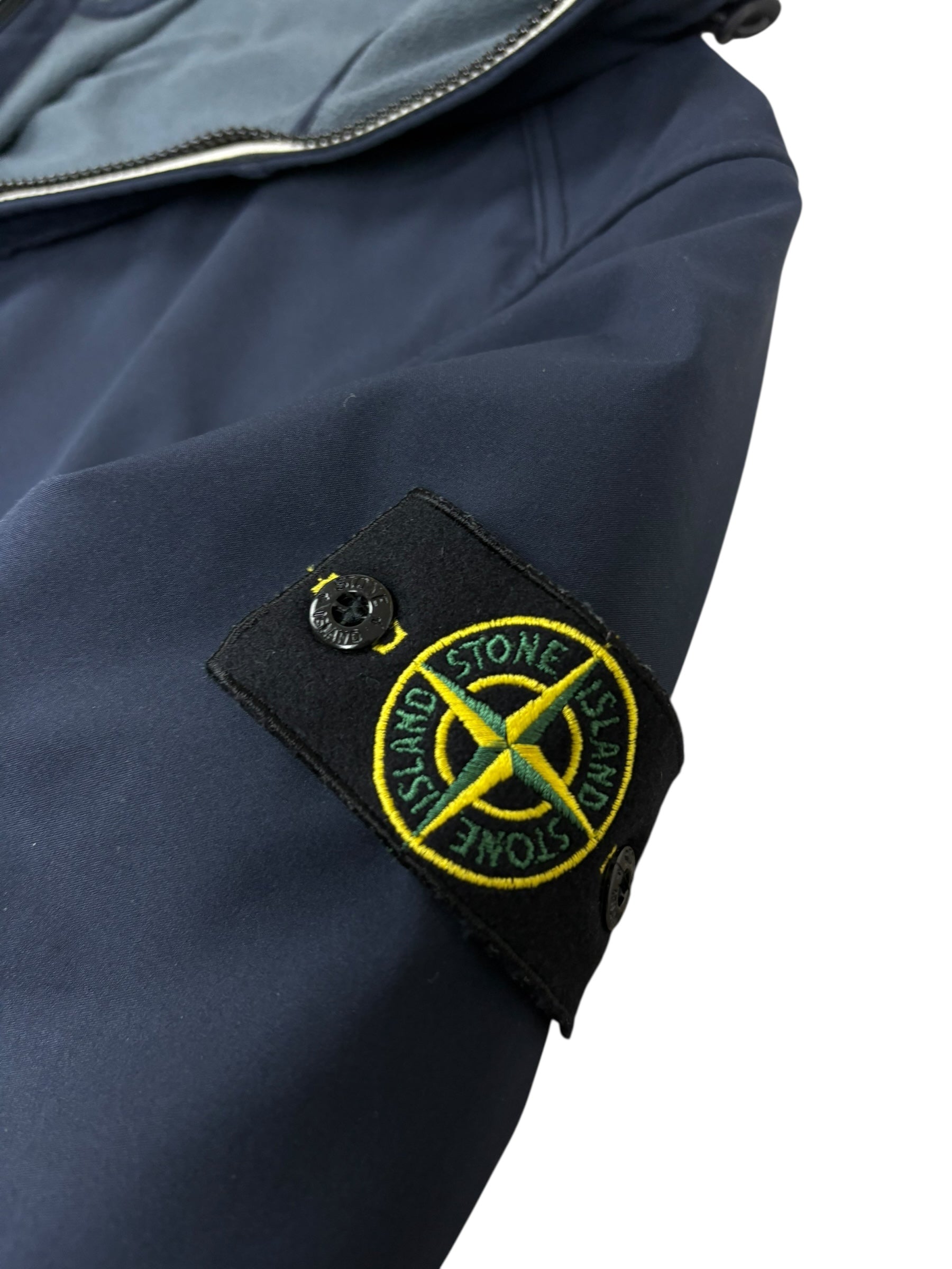 VESTE STONE ISLAND SOFT SHELL-R - MARINE - TAILLE M