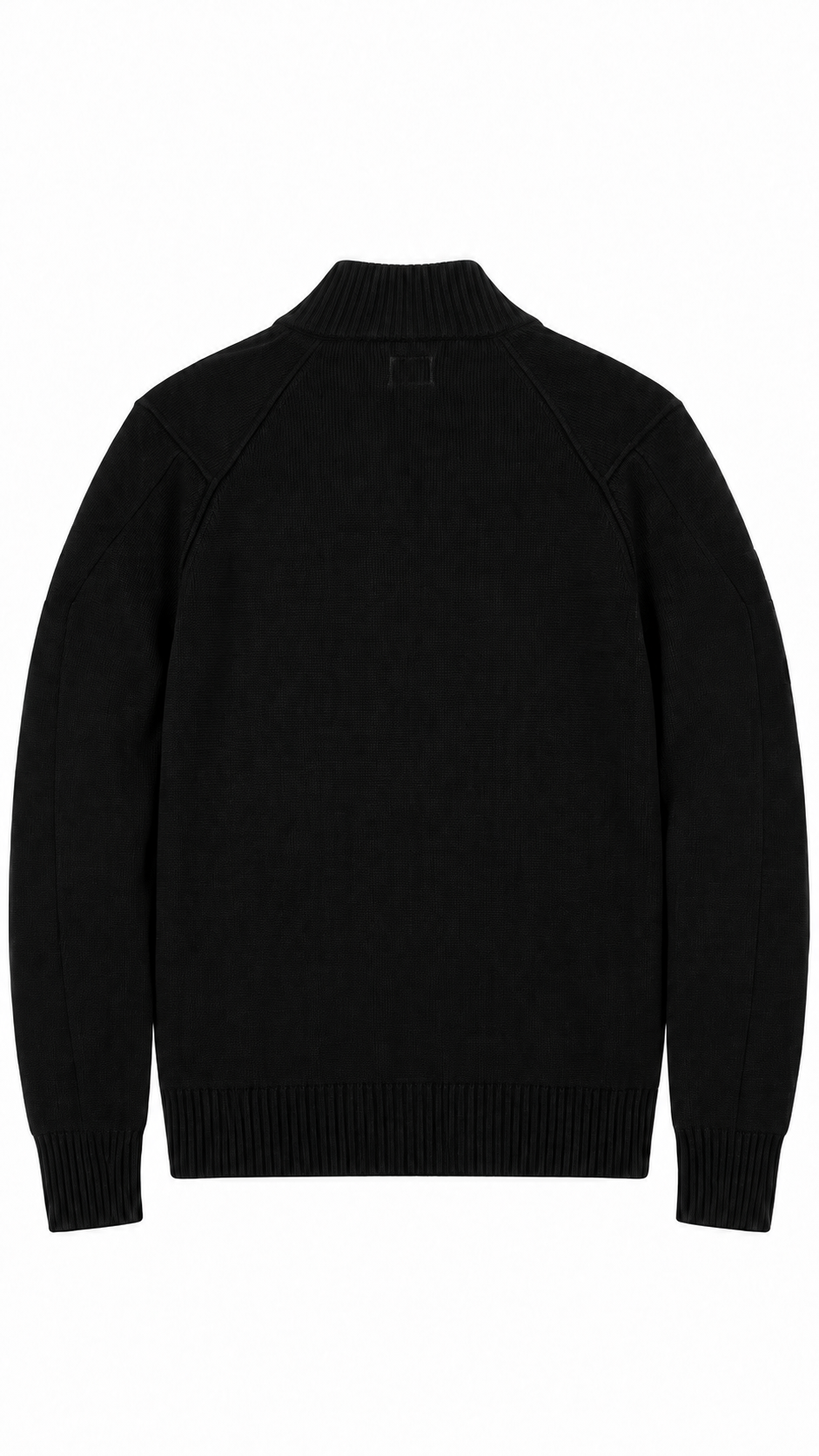 Pull Zippé C.P Company Lens en Laine, Noir, Taille 50 — autre vue du produit