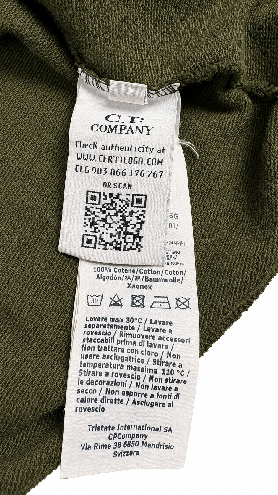 Gilet C.P Company kaki taille XL - vue 4/4