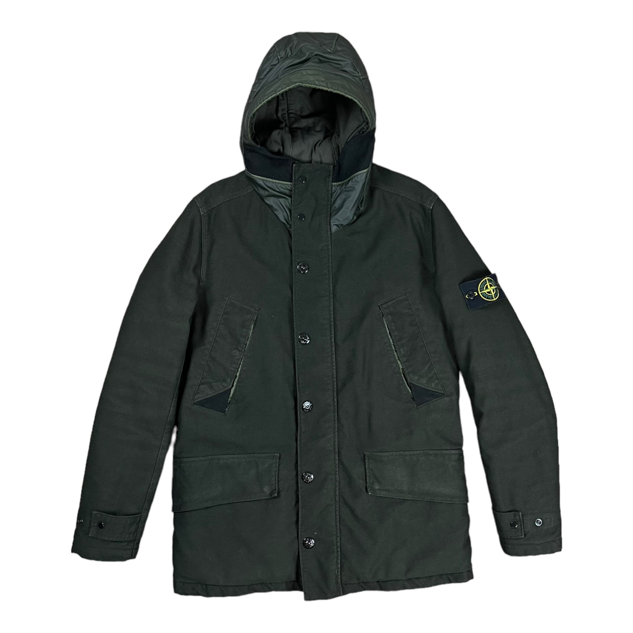 PARKA STONE ISLAND MIL_SPEC_DIAGONAL WOOL - NB08