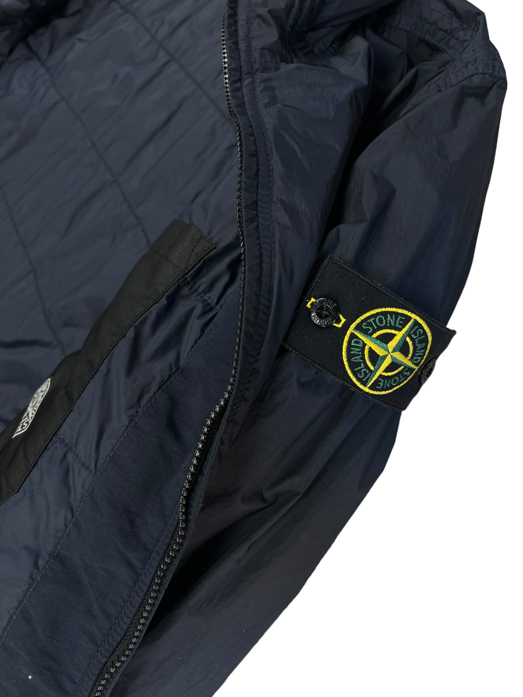 VESTE STONE ISLAND GARMENT DYED CRINKLE REPS R-NY WITH PRIMALOFT-TC