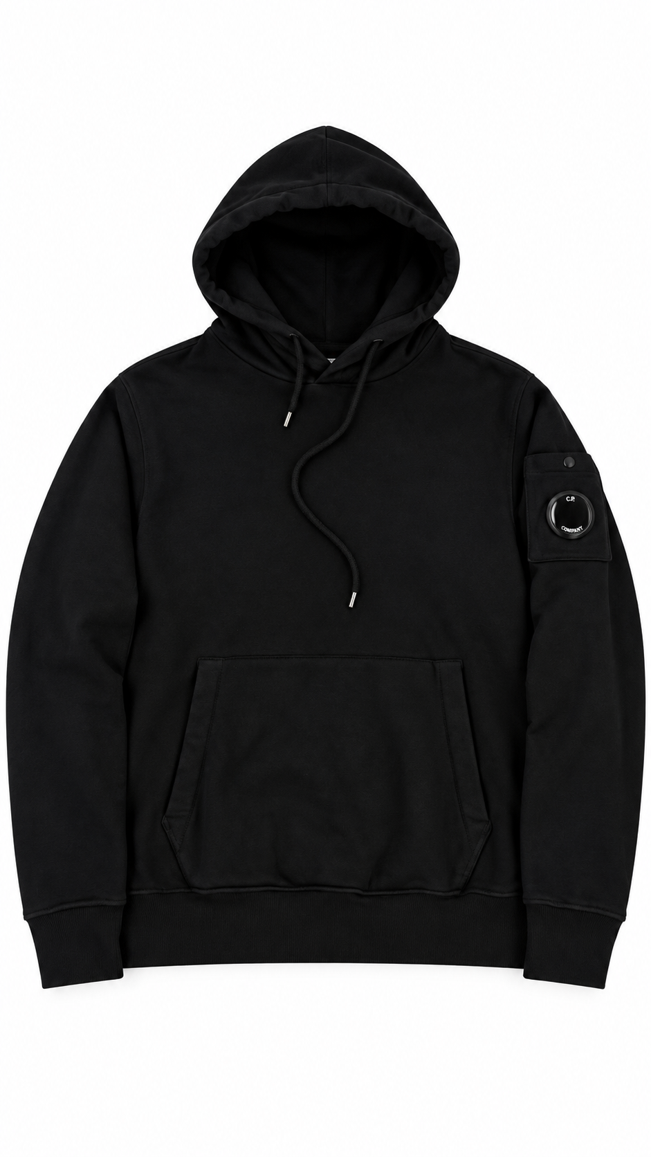 Sweat-shirt Hoodie C.P Company Lens, Noir, Taille M — photographie principale