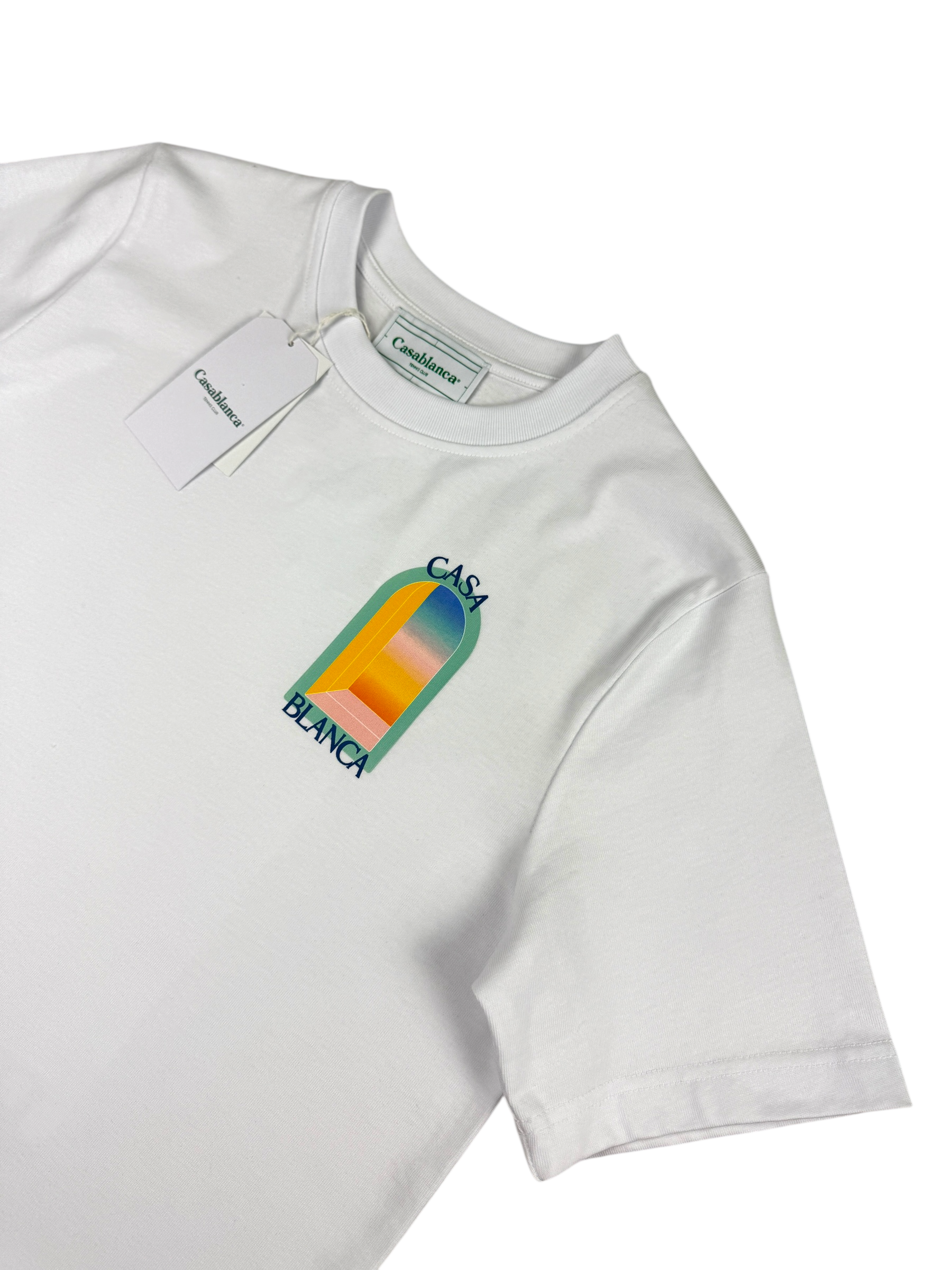 TEE-SHIRT CASABLANCA BLANC - NEUF