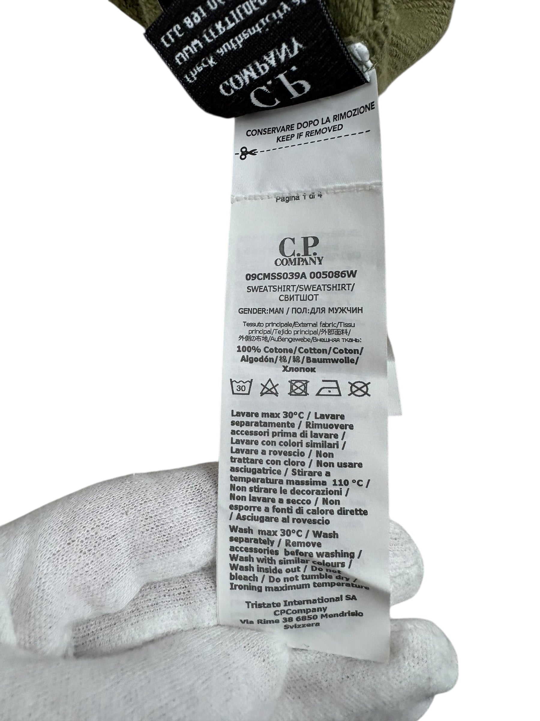 CREWNECK C.P COMPANY - KAKI - M