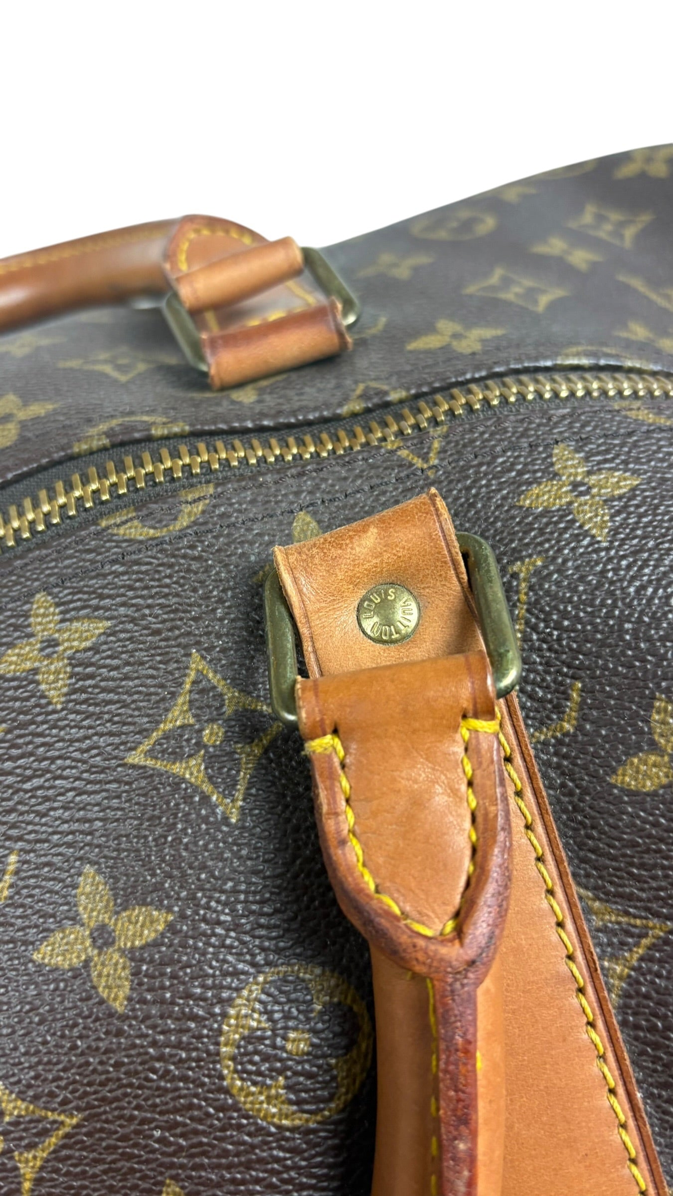 Sac Louis Vuitton Keepall 55 - Toile Monogram - Marron - MI883