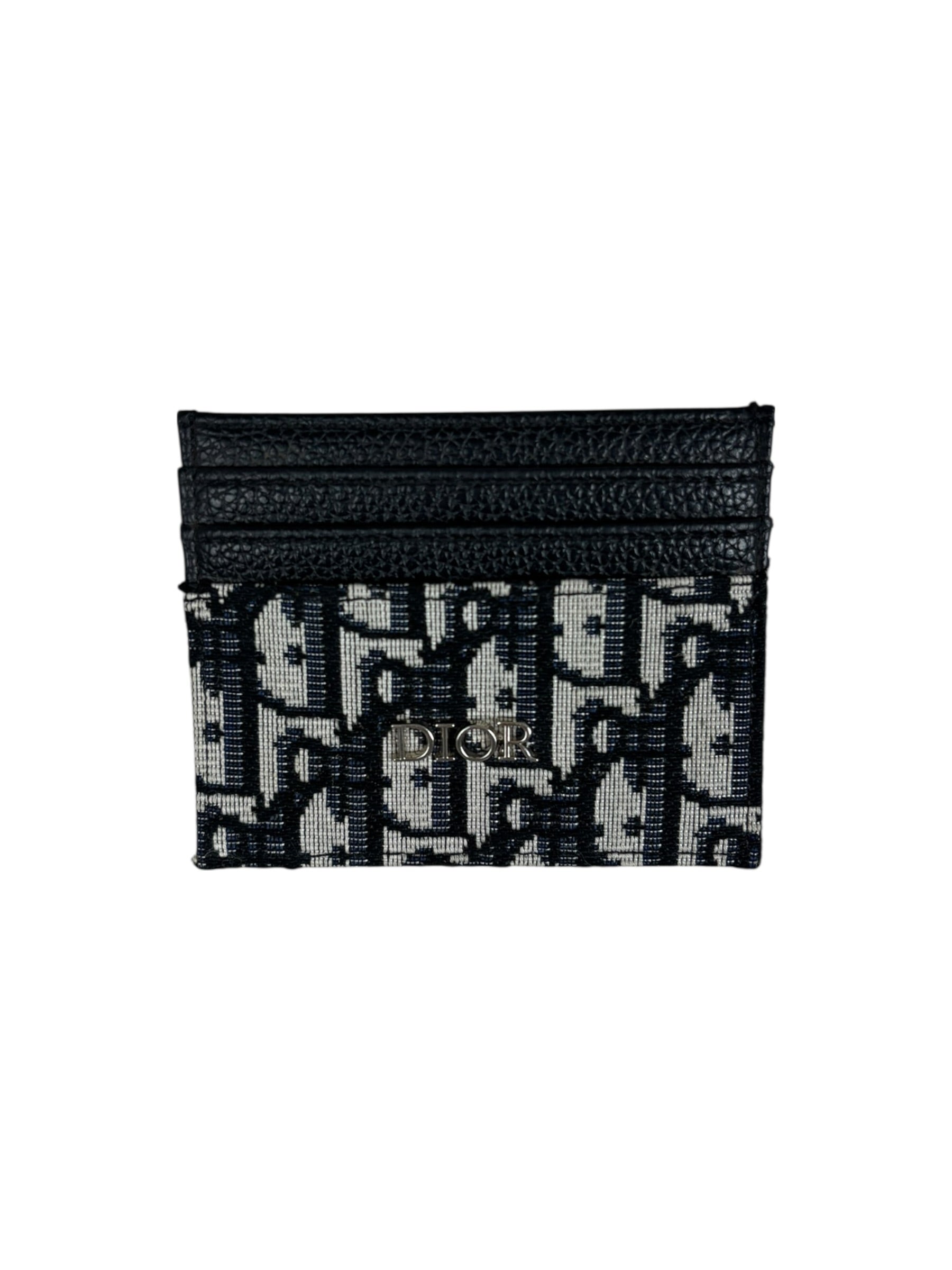 PORTE CARTE DIOR - NOIR - TAILLE UNI