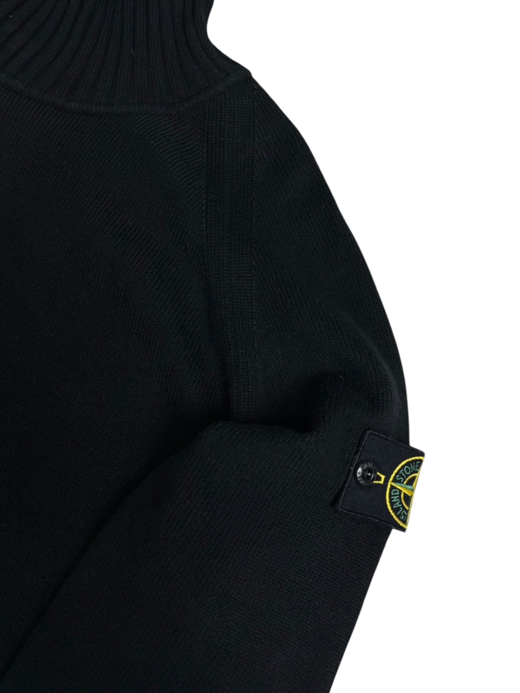 PULL COL ROULÉ STONE ISLAND - NOIR - TAILLE L