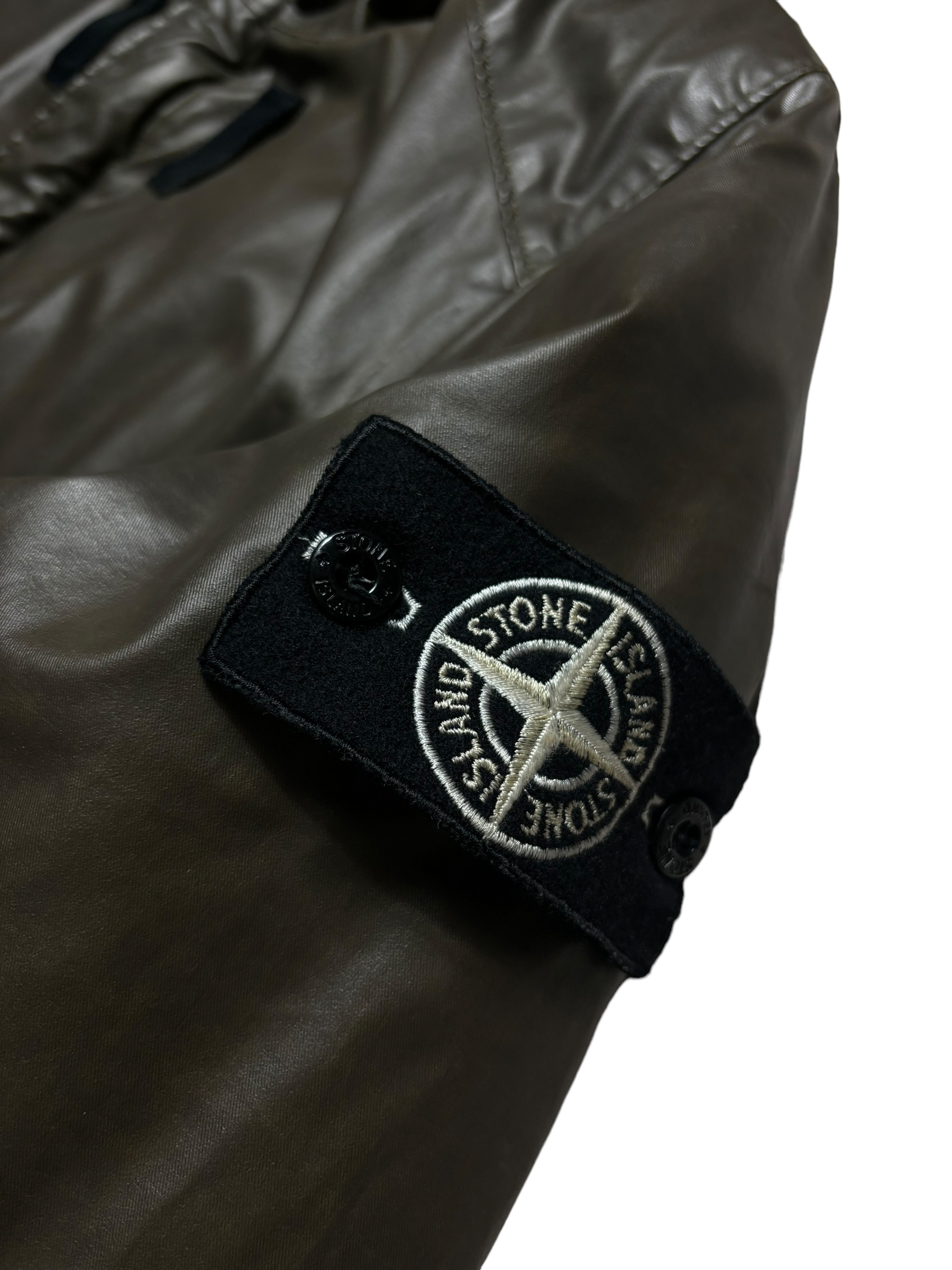 VESTE STONE ISLAND WAXED ICE 2