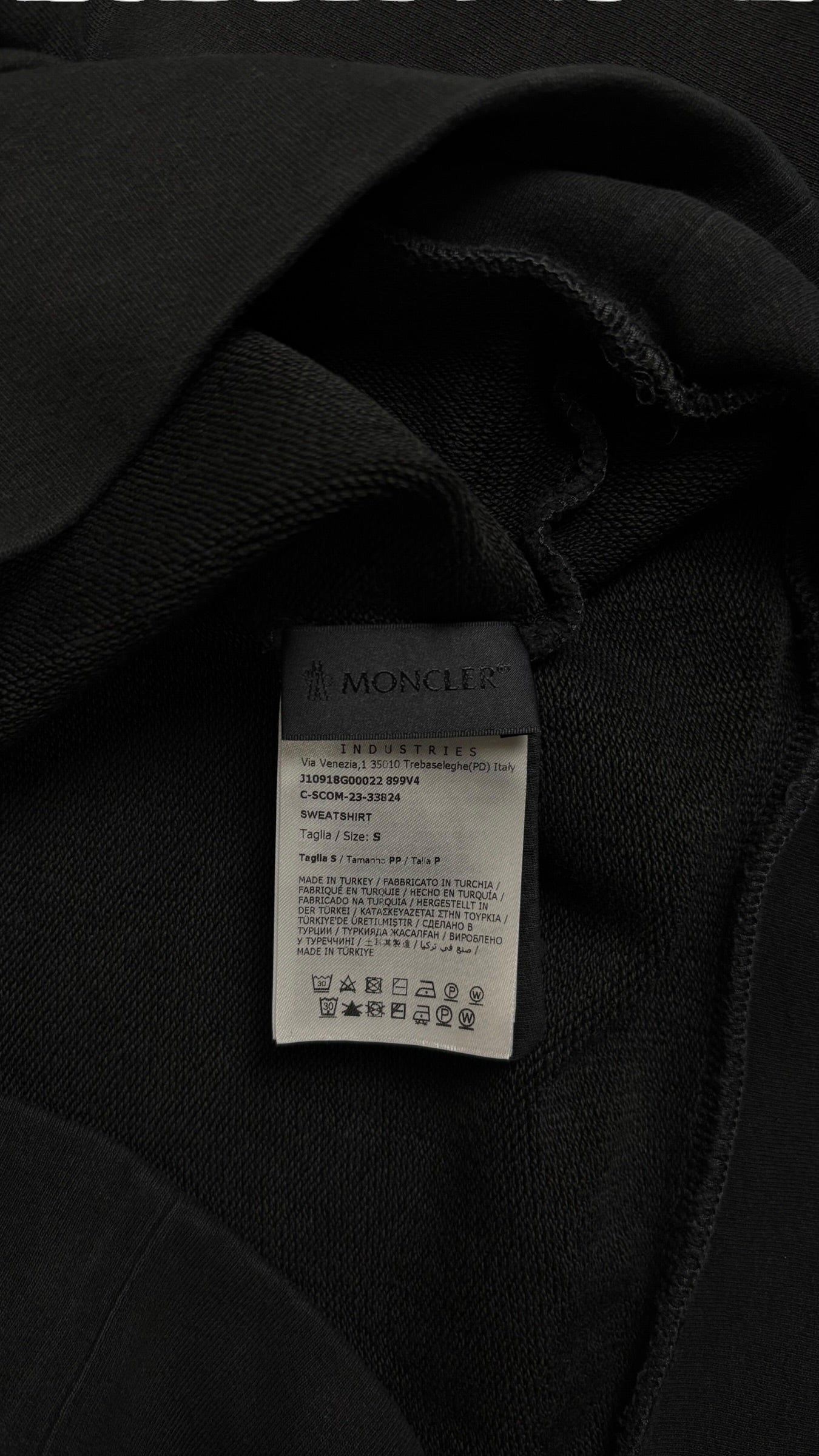Pull Carzip Moncler noir taille S - vue 4/5