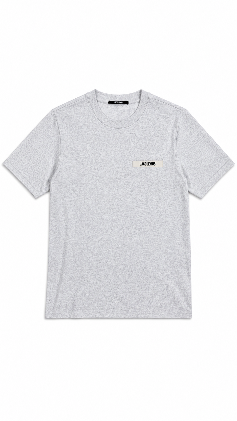 T-shirt Jacquemus Le T-shirt Gros Grain gris - Neuf