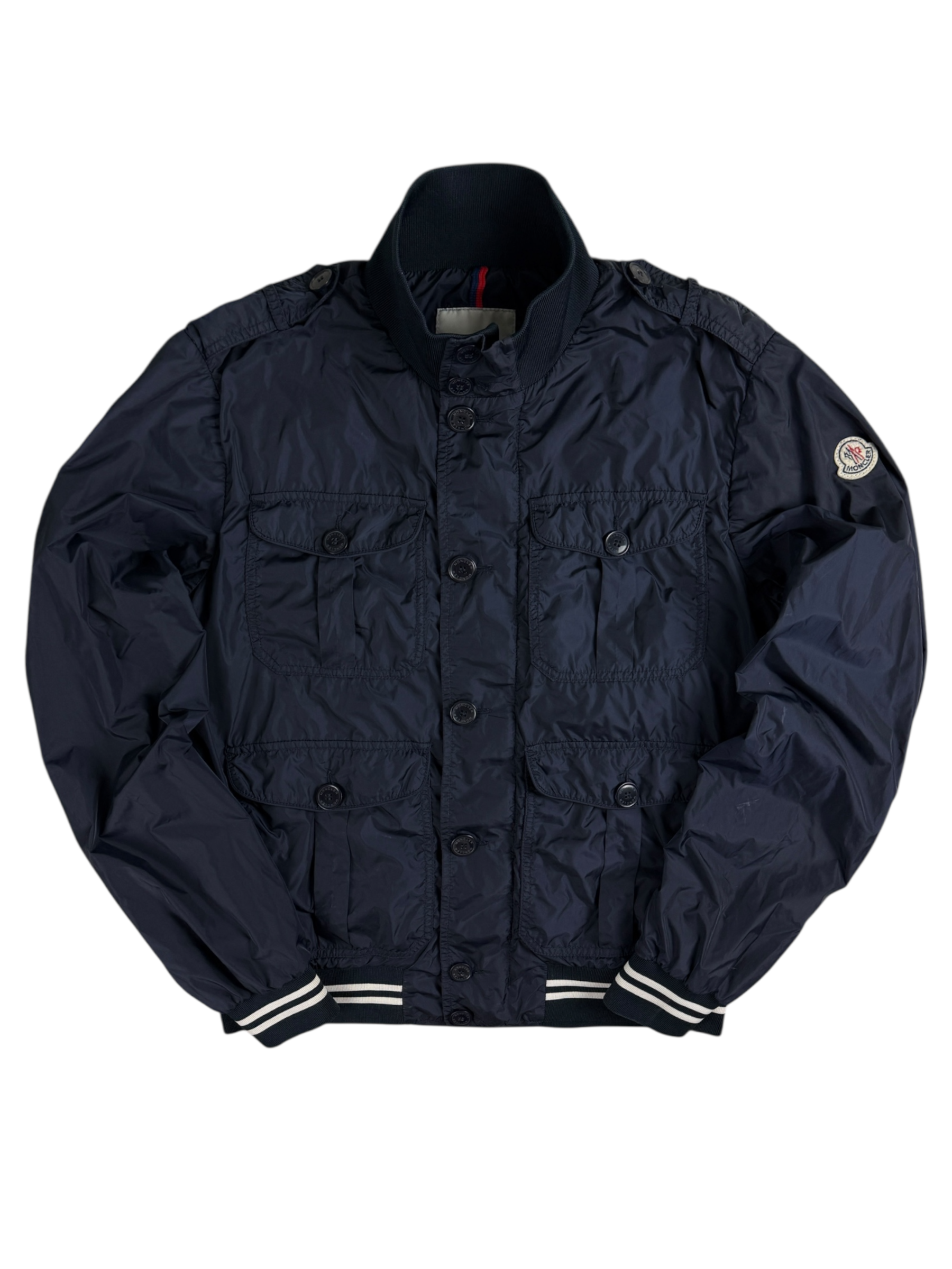 VESTE MONCLER DELONIX - MARINE - TAILLE 5
