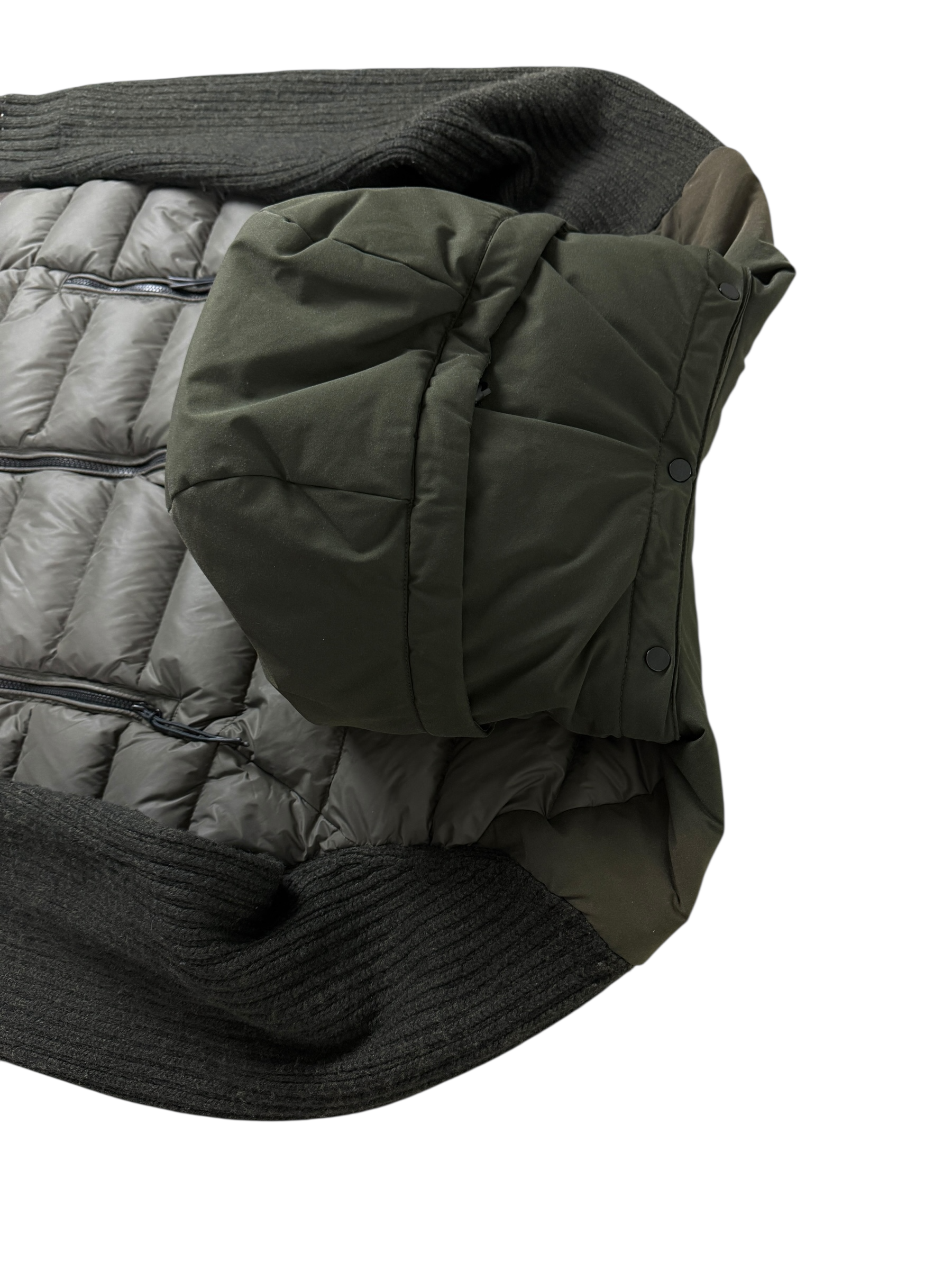 VESTE C.P COMPANY GOGLE DOWN JACKET - KAKI - TAILLE M