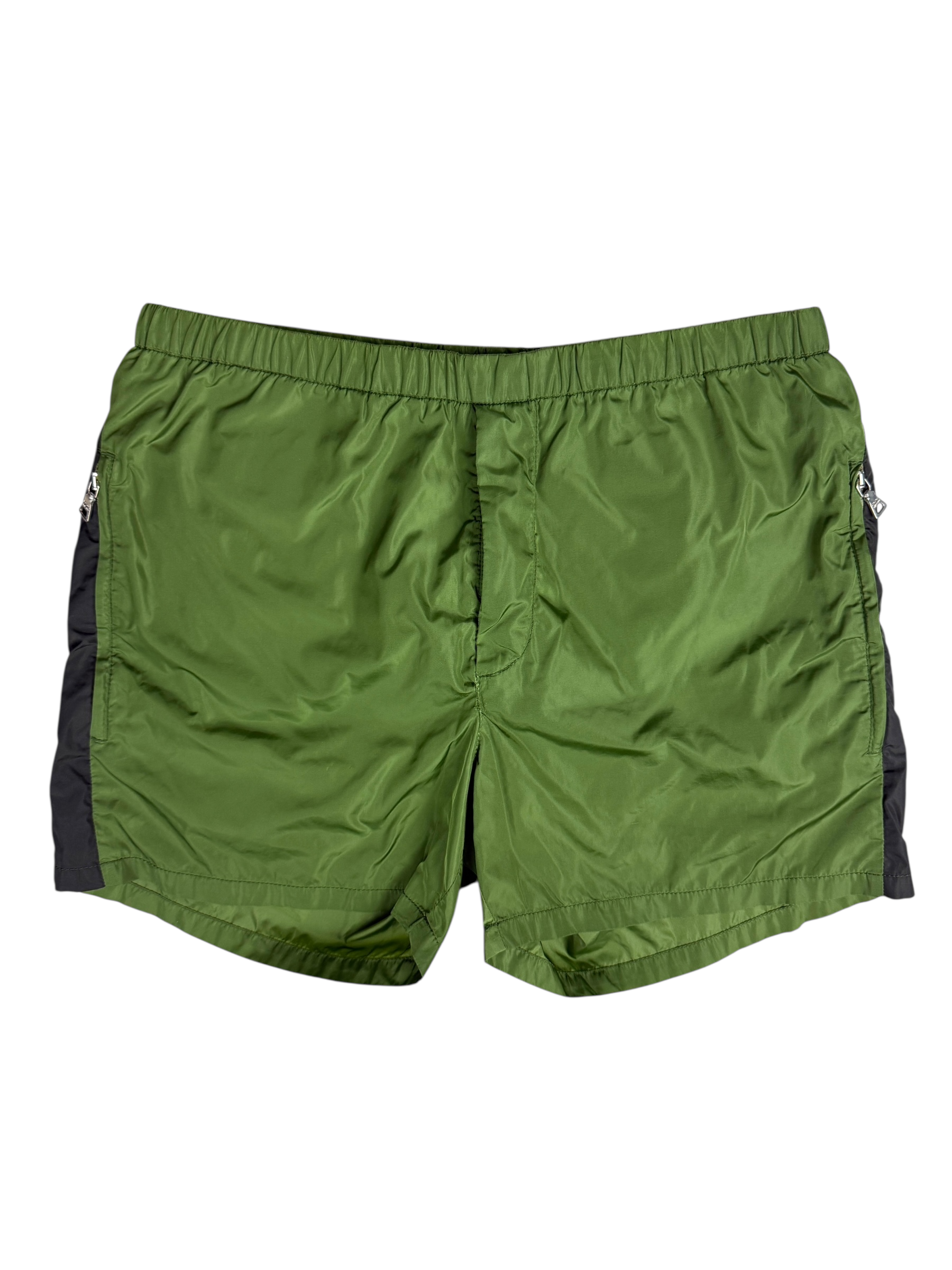 SHORT DE BAIN PRADA VINTAGE - KAKI - TAILLE 46