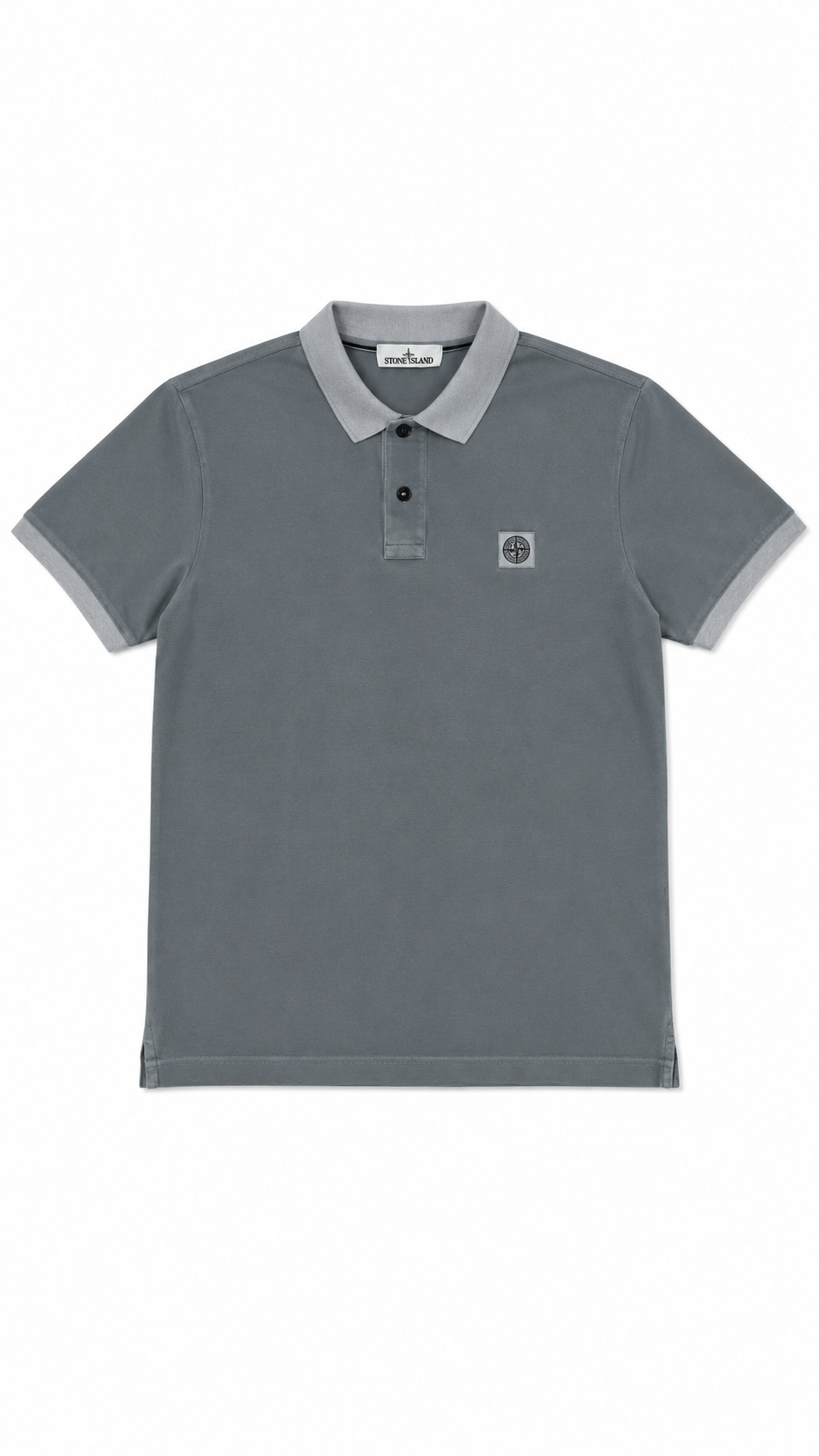 Polo Stone Island - Gris - Taille L
