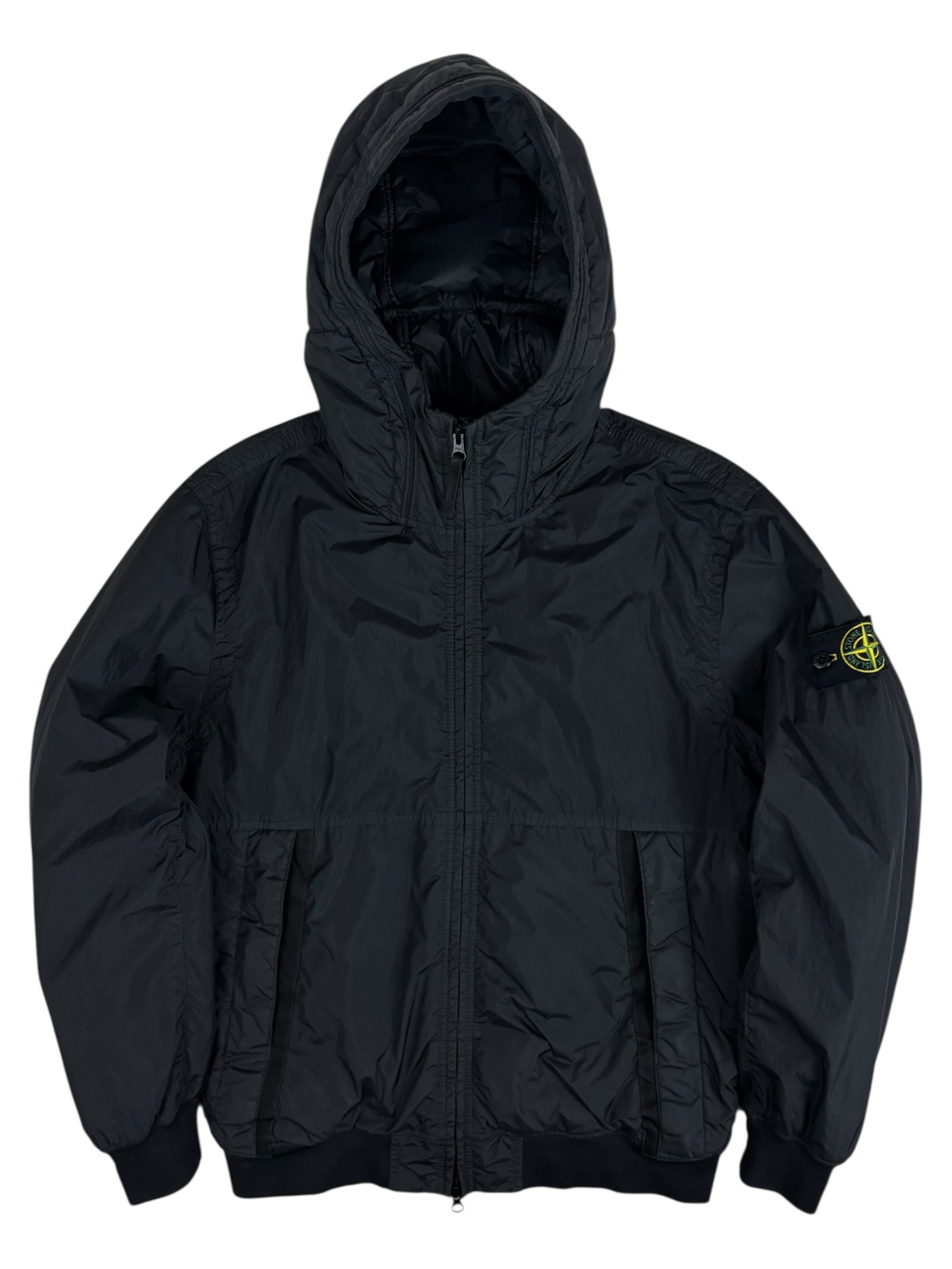 VESTE STONE ISLAND GARMENT DYED WITH PRIMALOFT-TC  - NOIR - TAILLE M