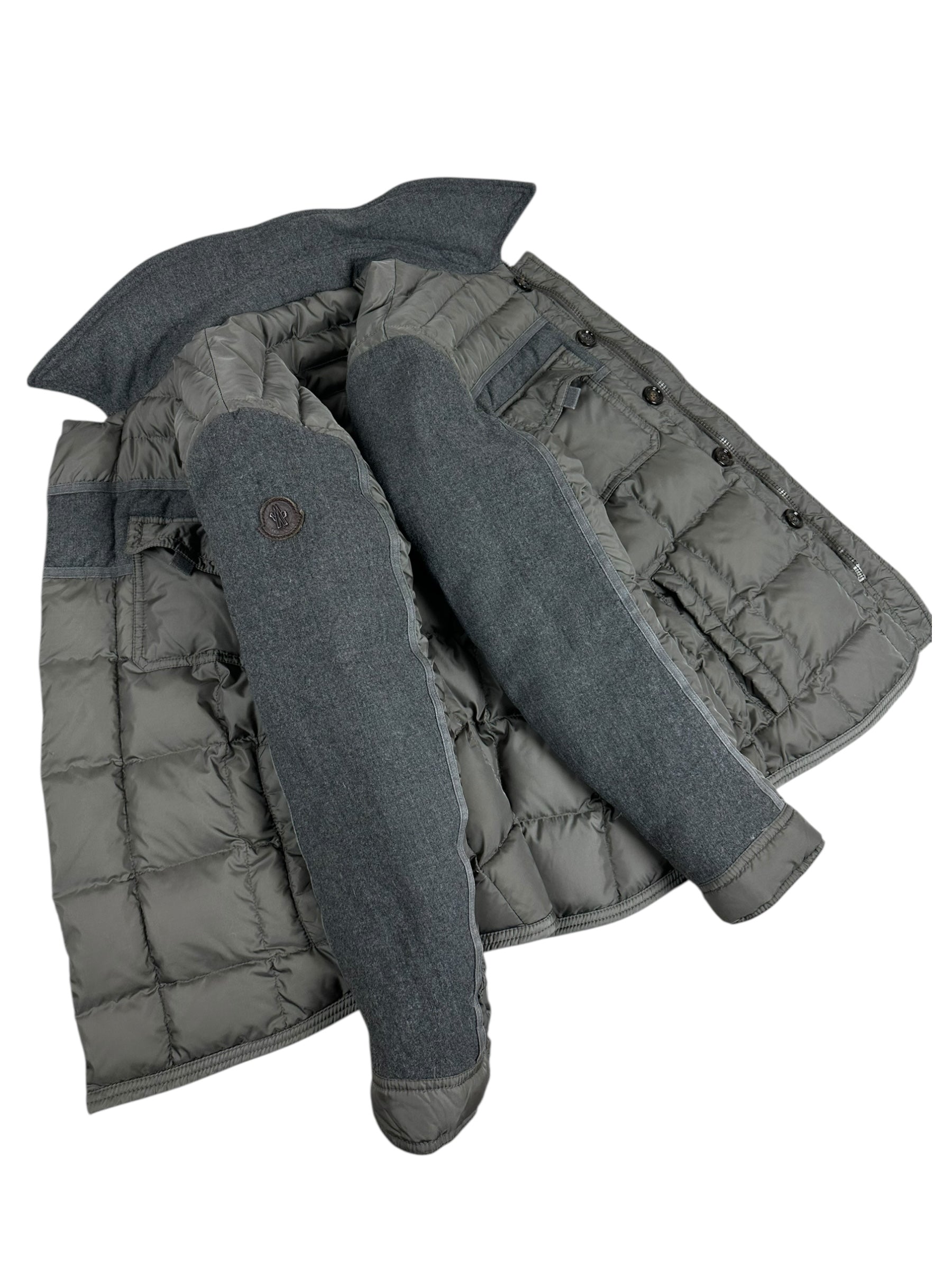 VESTE MONCLER BLAIS - GRIS - TAILLE 1