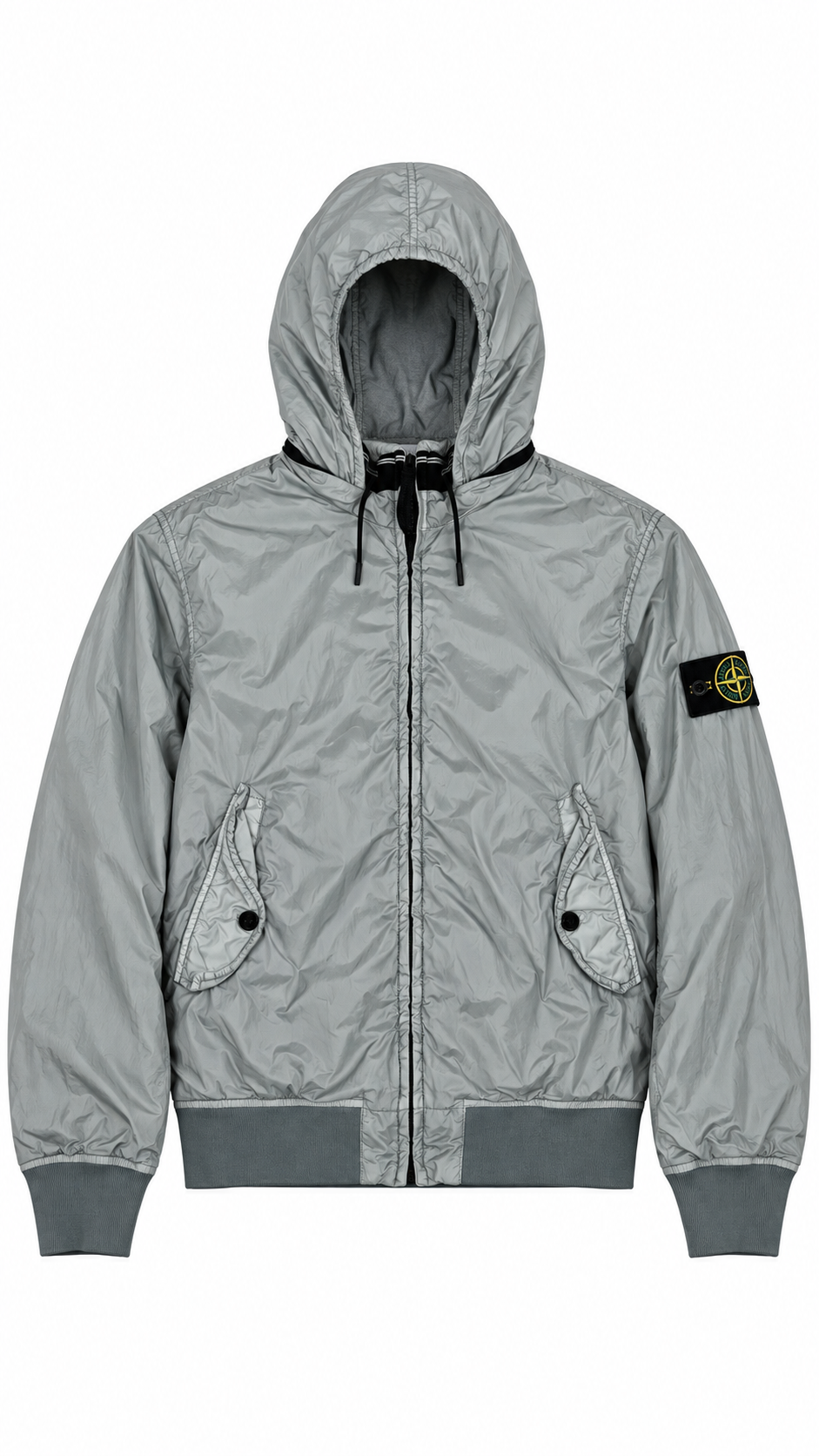Veste à Capuche Stone Island Junior, Gris, Taille 14 ans — photographie principale
