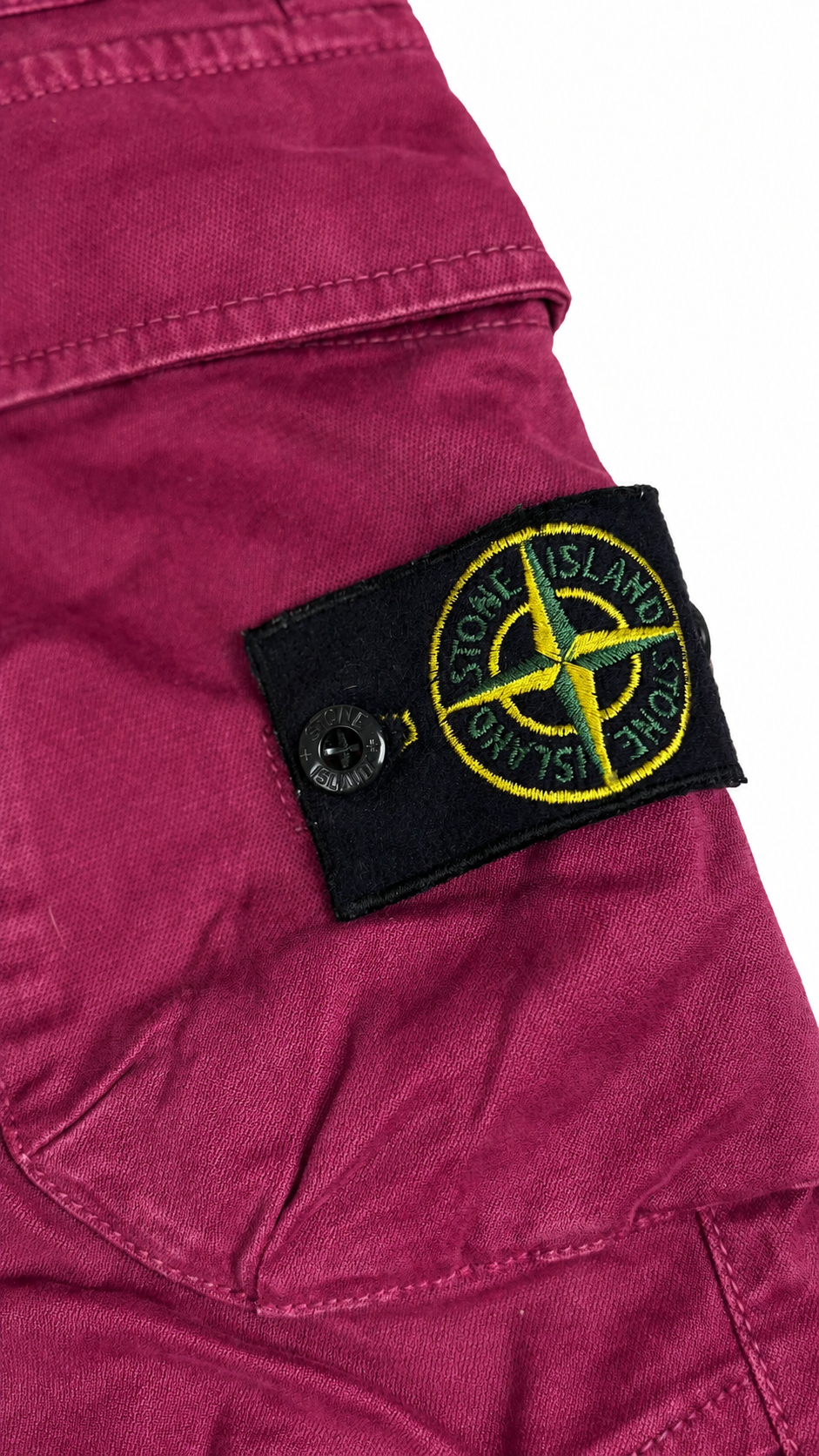 Pantalon Cargo Stone Island rose taille W30 - vue 3/5