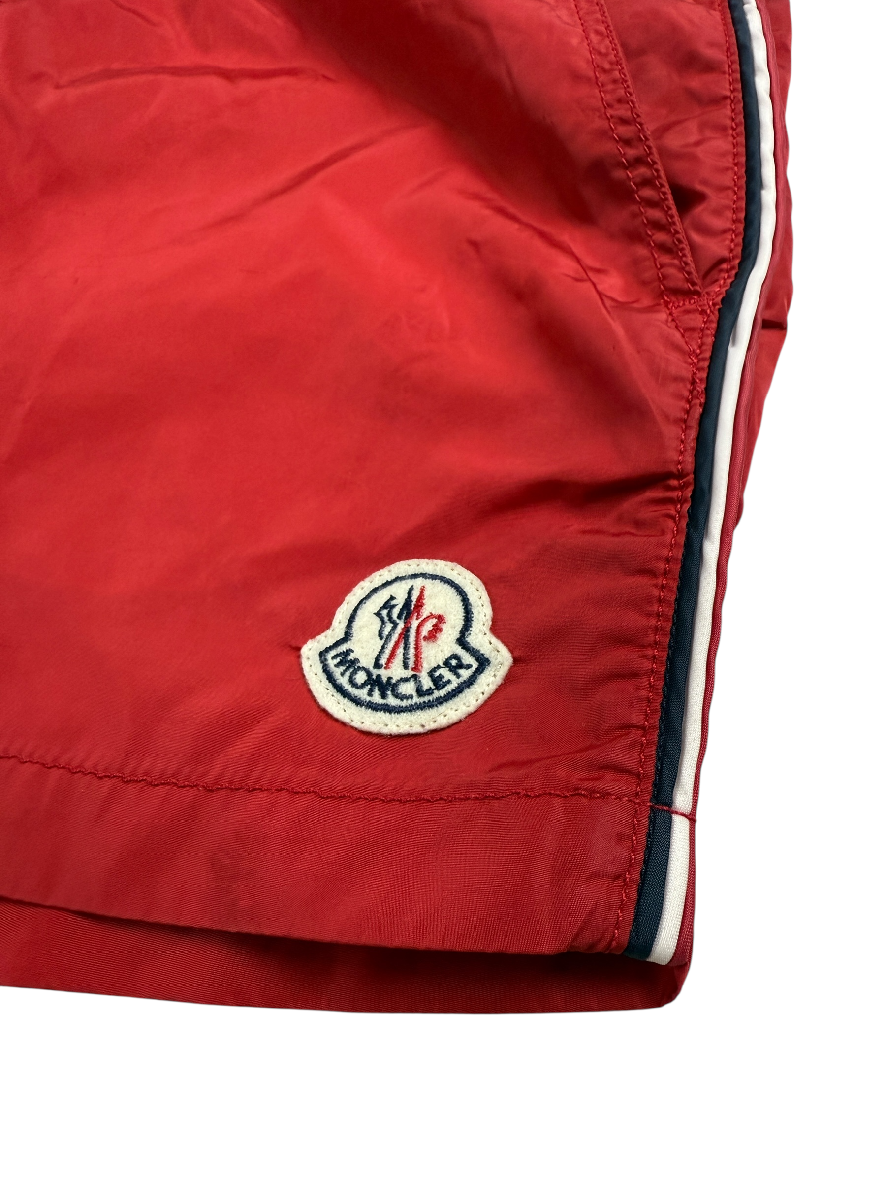 SHORT DE BAIN MONCLER - ROUGE - TAILLE M
