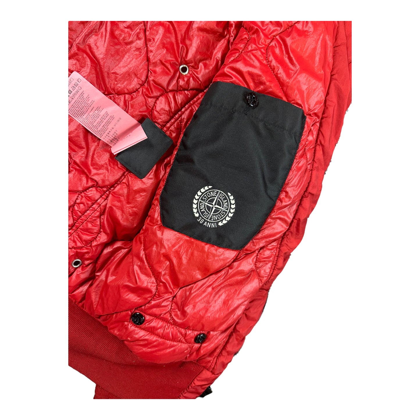 VESTE STONE ISLAND GARMENT DYED NYLON TELA QUILTED - NB08