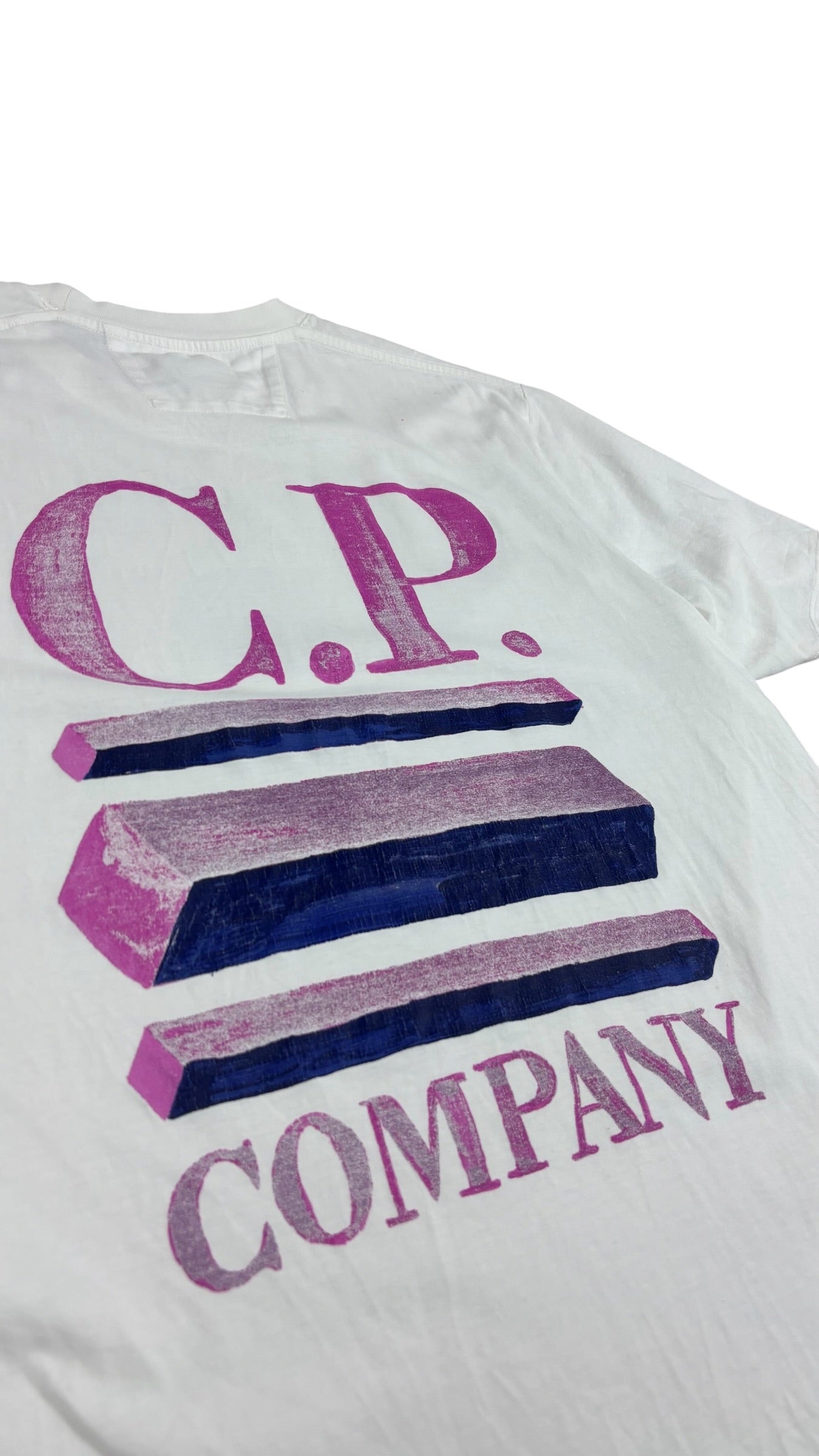 T-shirt C.P Company blanc taille M - vue 3/4