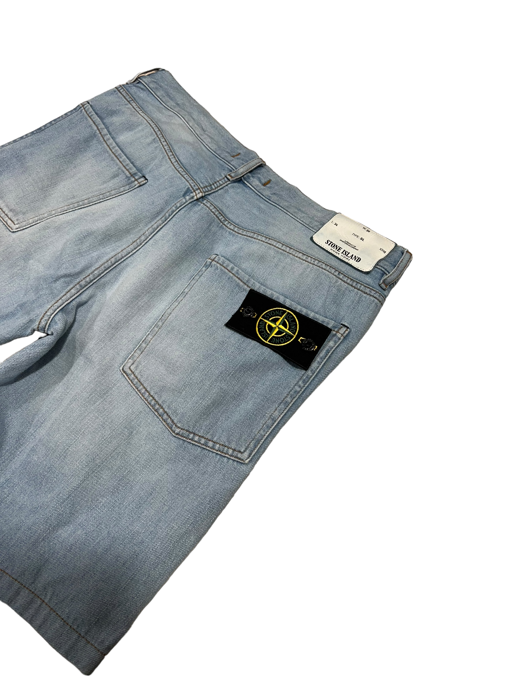 SHORT EN JEAN STONE ISLAND