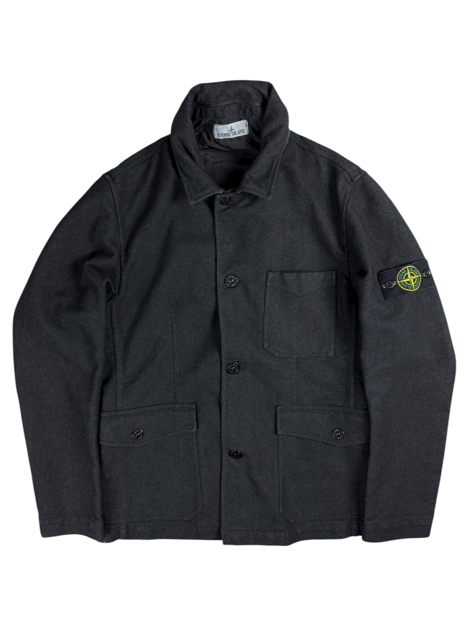 VESTE STONE ISLAND SAIA DOPPIA FACCIA - NOIR - TAILLE L