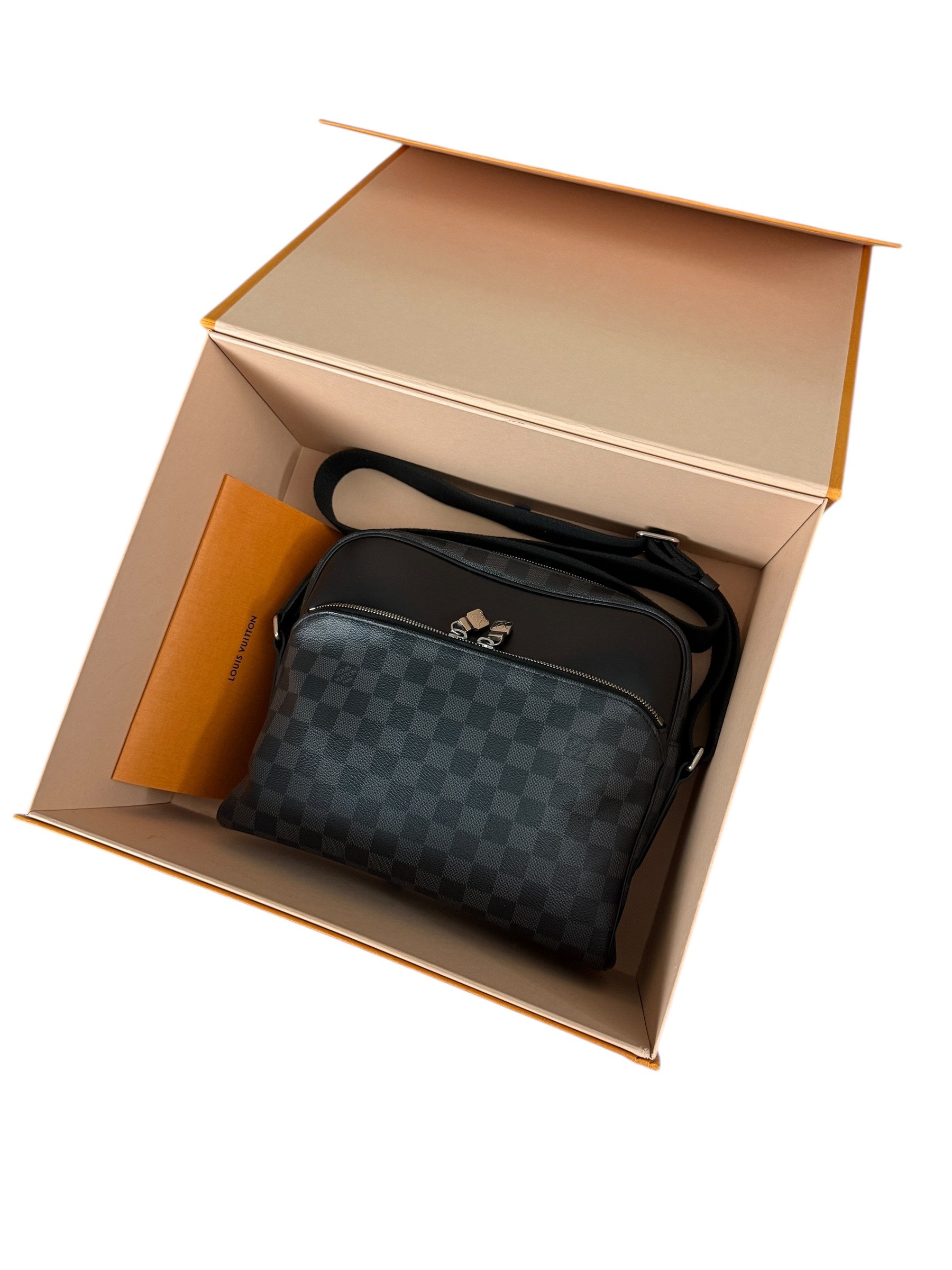 SAC LOUIS VUITTON DAYTON REPORTER - DAMIER GRAPHITE - NOIR - PM