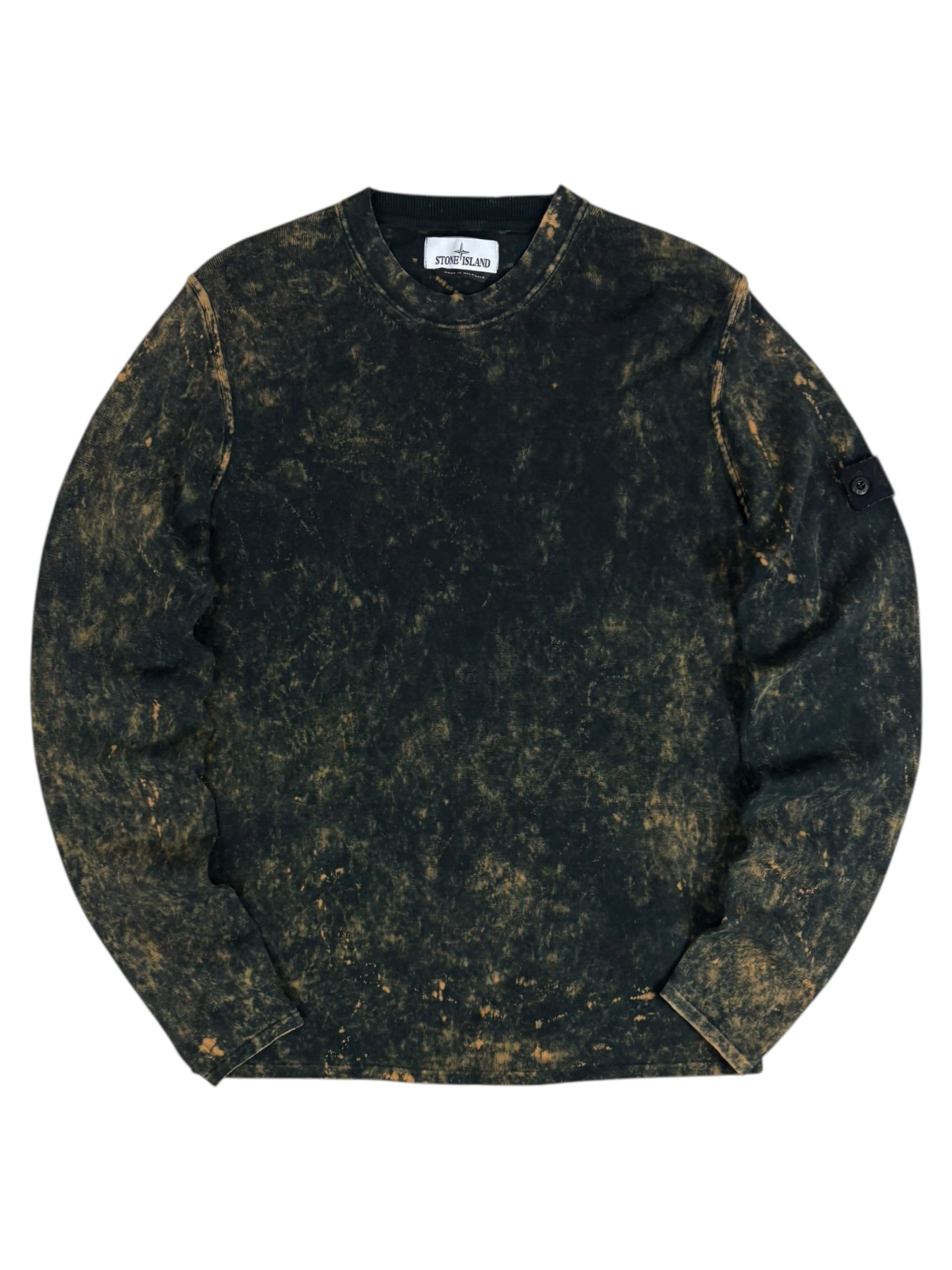CREWNECK STONE ISLAND FROST - NOIR - TAILLE S