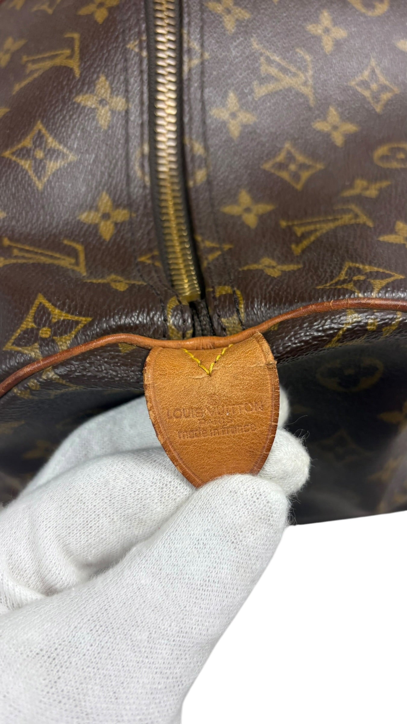 Sac Louis Vuitton Keepall 55 - Toile Monogram - Marron - MI883