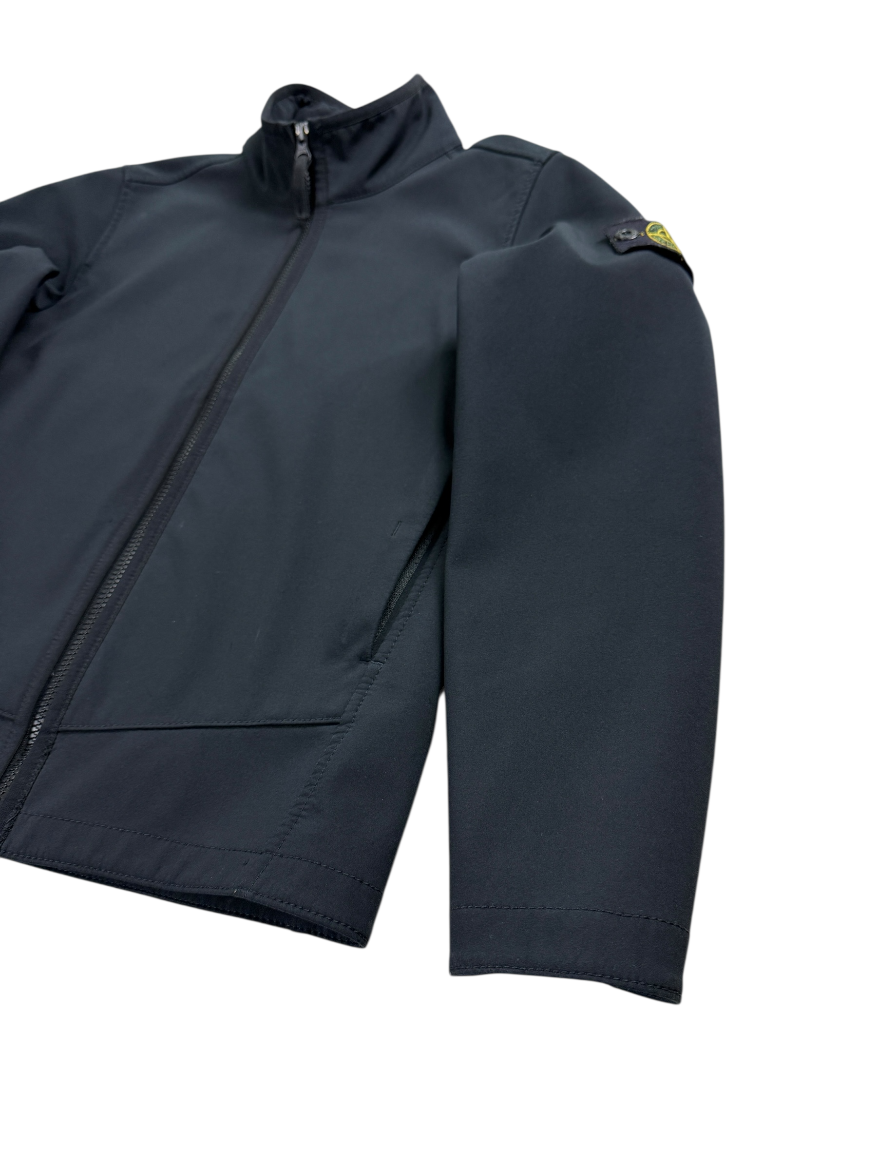 VESTE STONE ISLAND SOFT SHELL-R NOIR - TAILLE 12 ANS