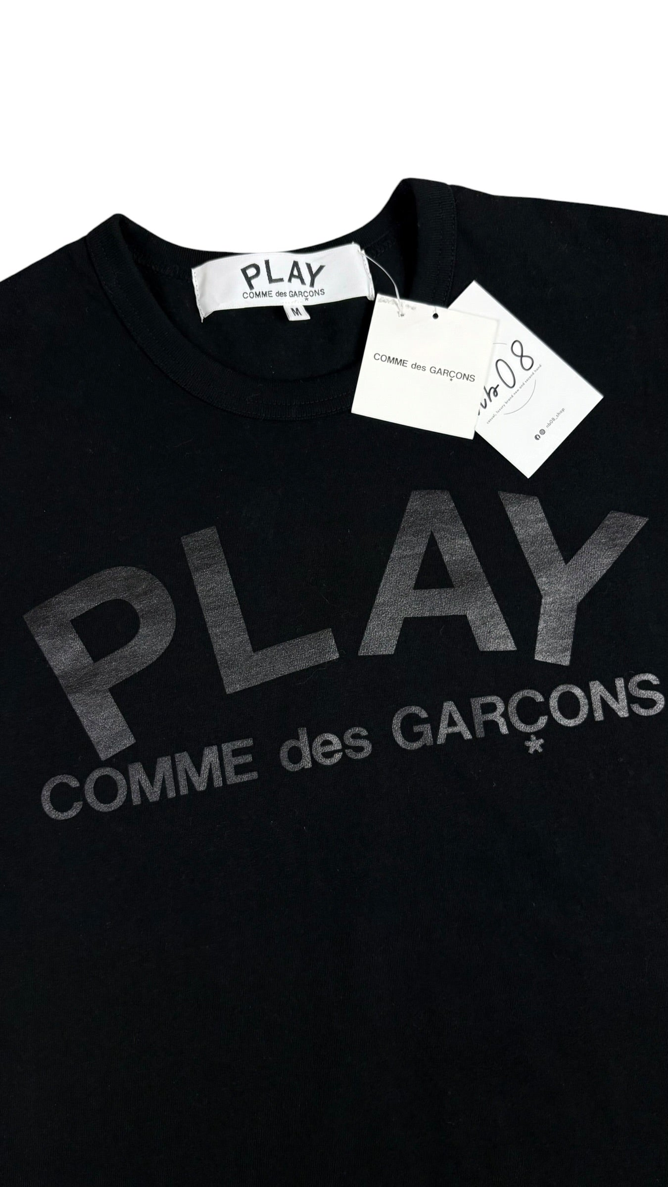Tee-shirt Comme Des Garçons Play - Noir - Taille M - Neuf