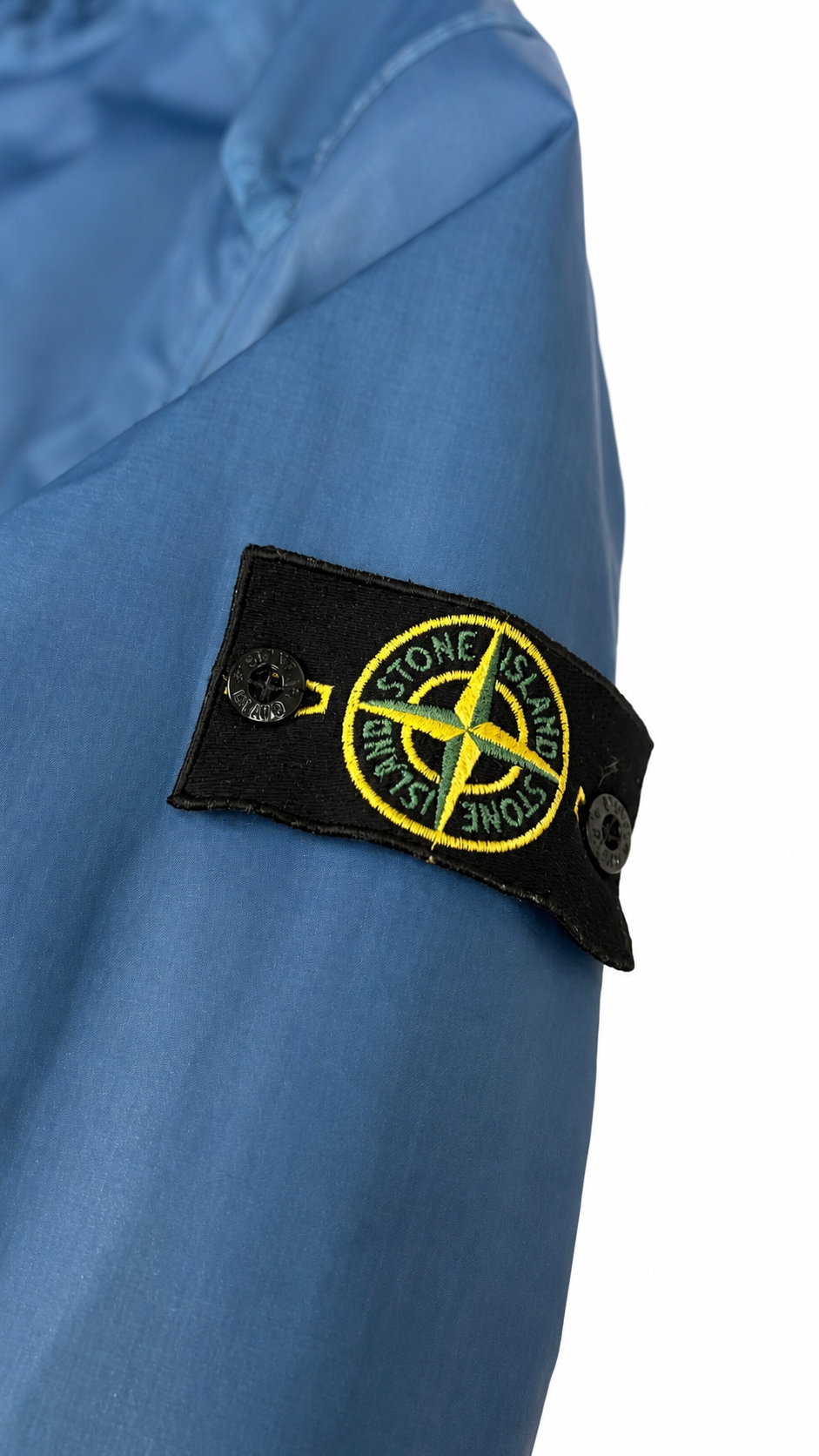 Veste Stone Island Mussola Gommata bleu taille S - vue 2/5