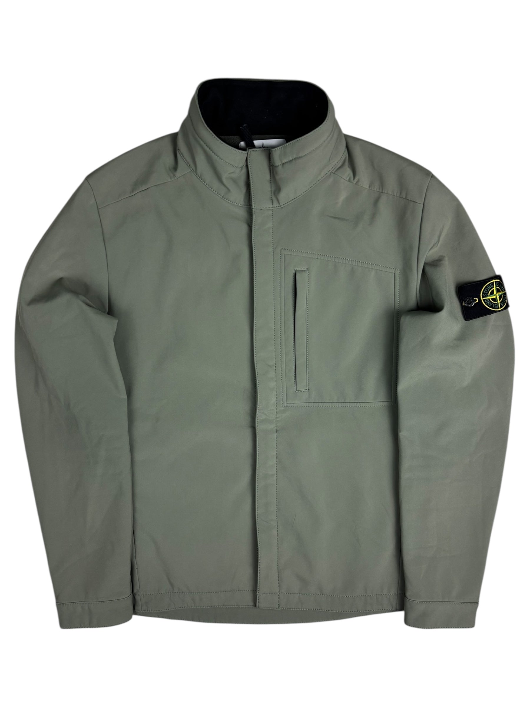 VESTE STONE ISLAND SOFT SHELL-R - KAKI - TAILLE L