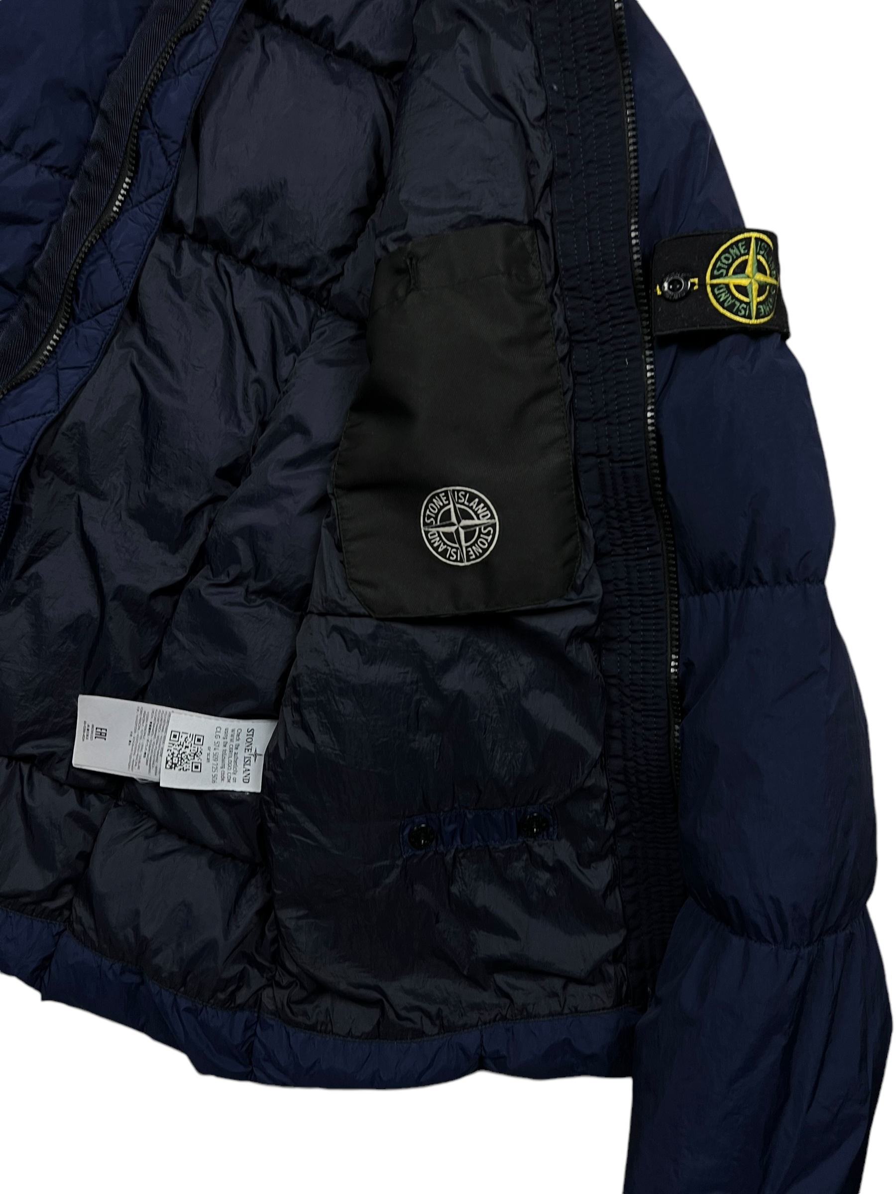 DOUDOUNE STONE ISLAND GARMENT DYED CRINKLE REPS NY DOWN