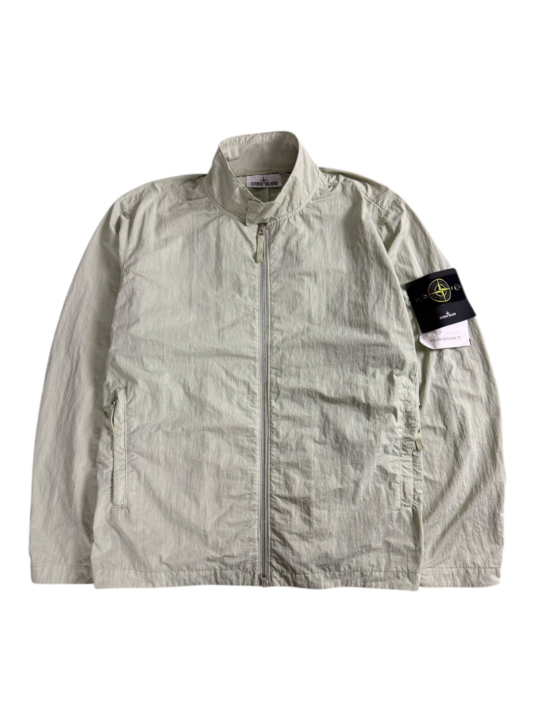 VESTE STONE ISLAND NYLON BATAVIA-TC - VERT - TAILLE XL