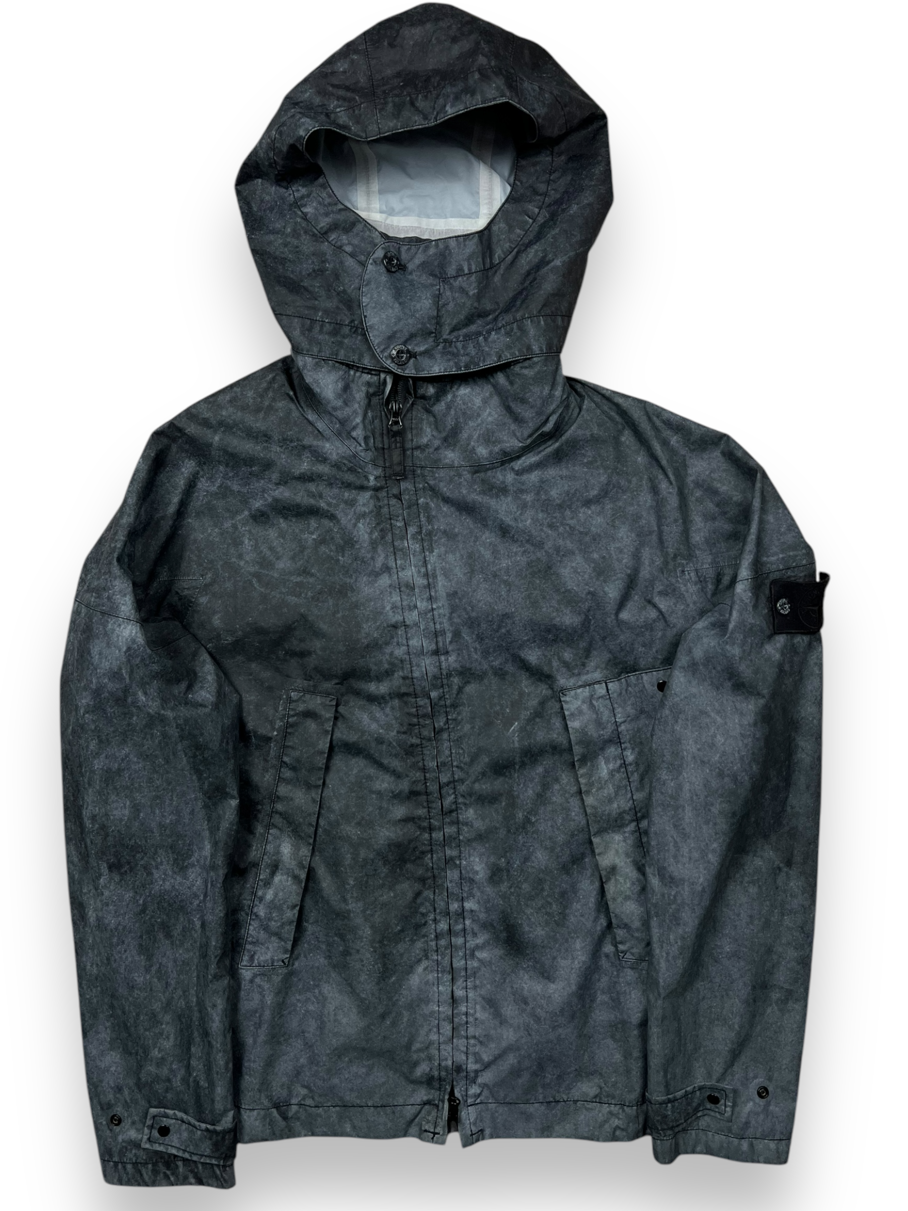 VESTE STONE ISLAND MEMBRANA 3L WHITH DUST COLOUR FINISH