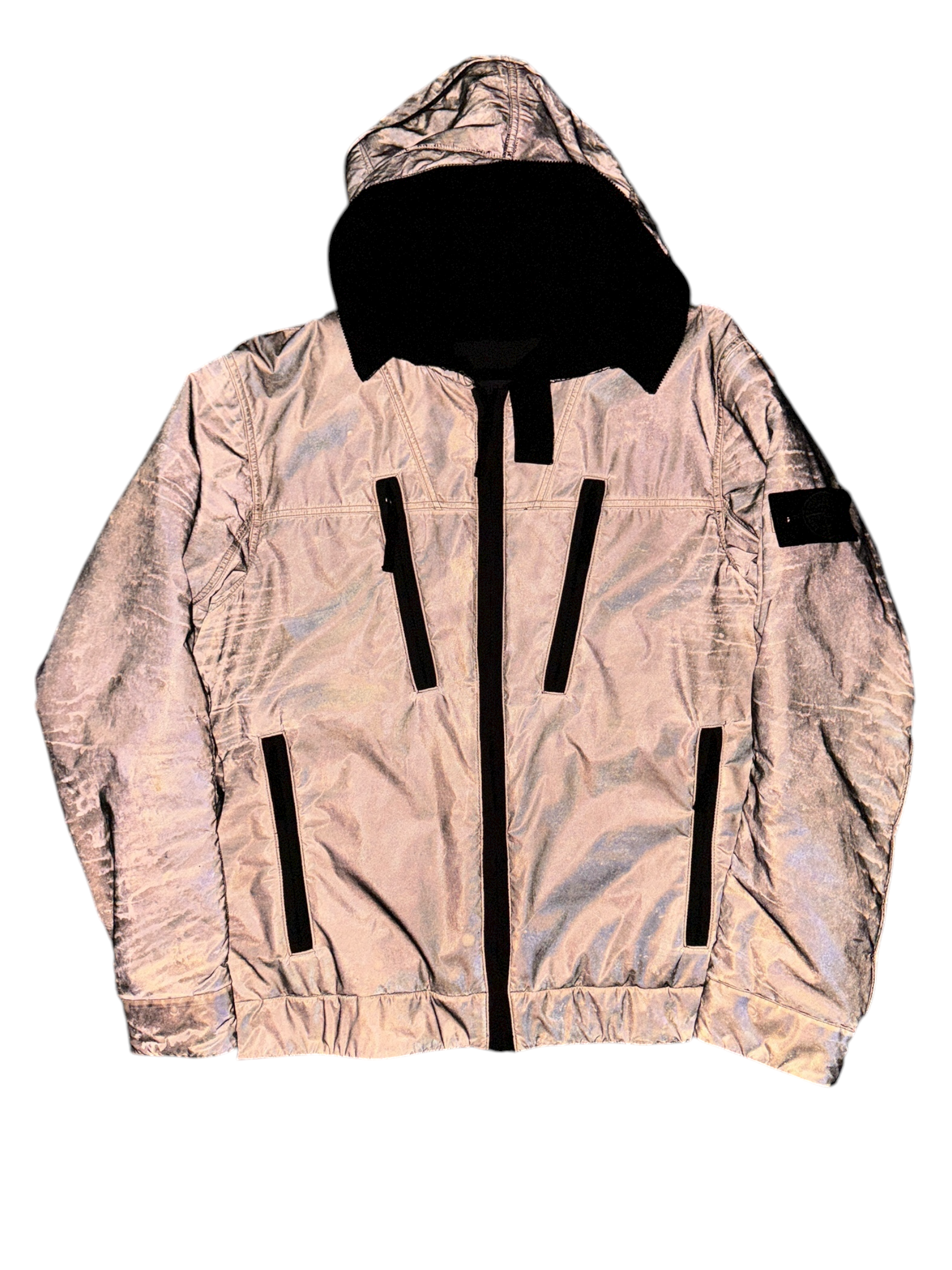 VESTE STONE ISLAND LIQUID REFLECTIVE - GRIS - TAILLE XL