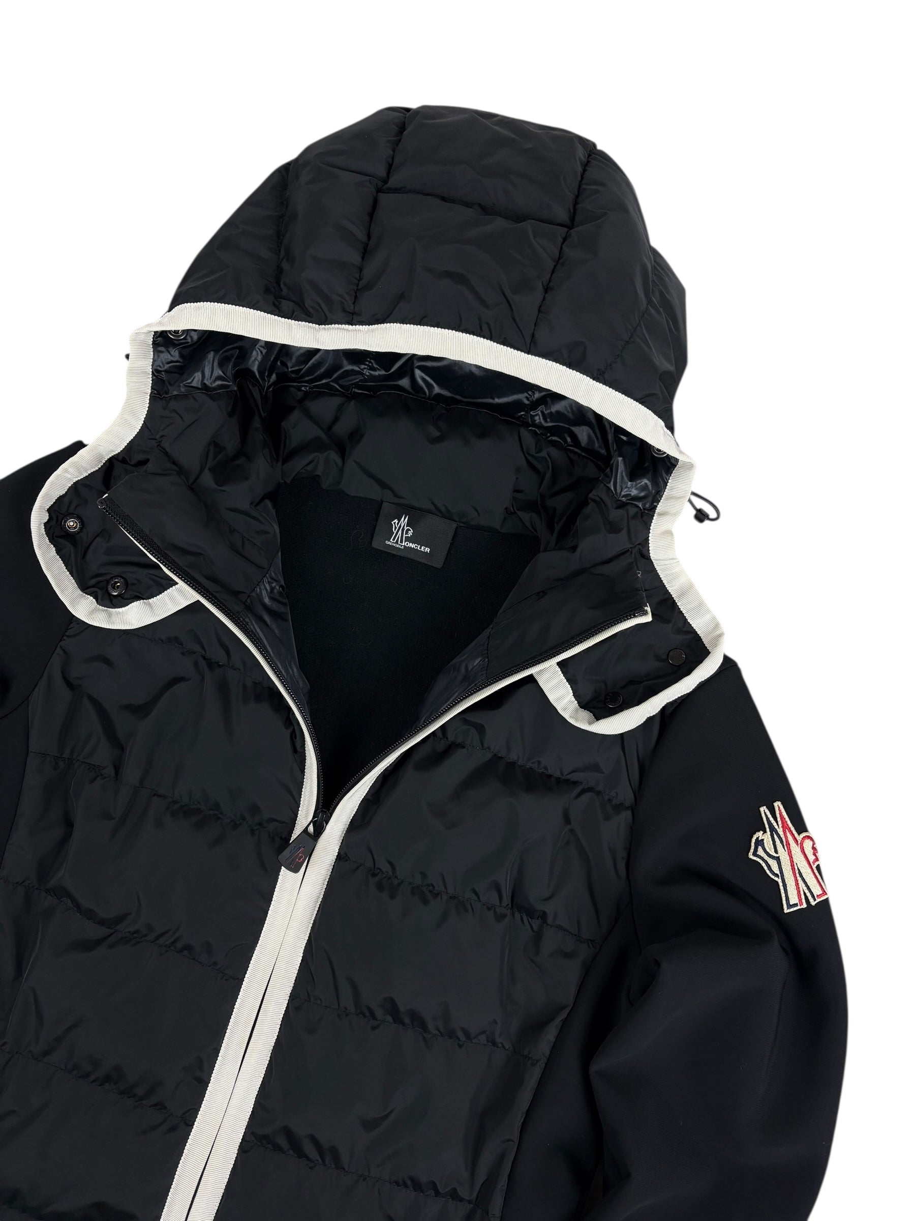 CARDIGAN MONCLER GRENOBLE FEMME - NOIR - TAILLE L