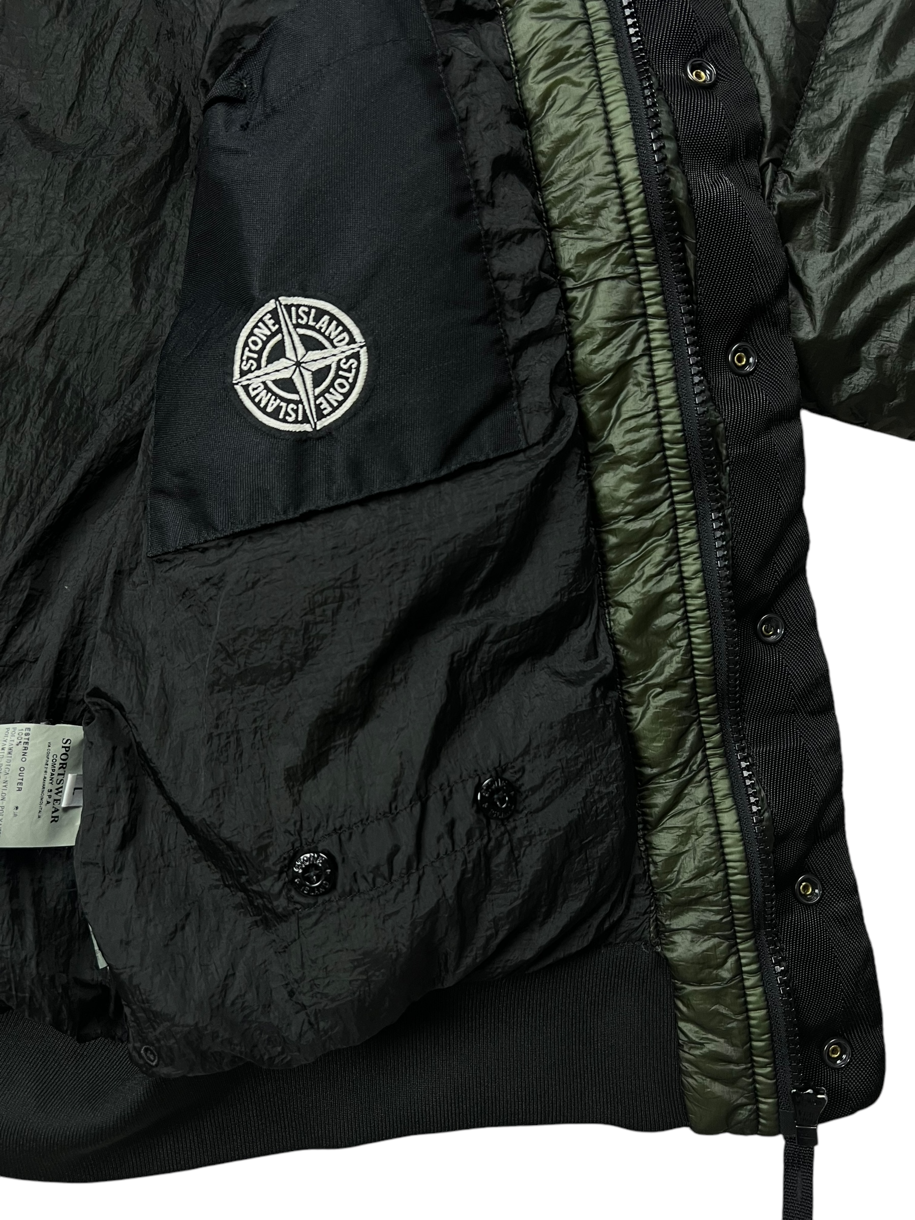 DOUDOUNE STONE ISLAND GARMENT DYED