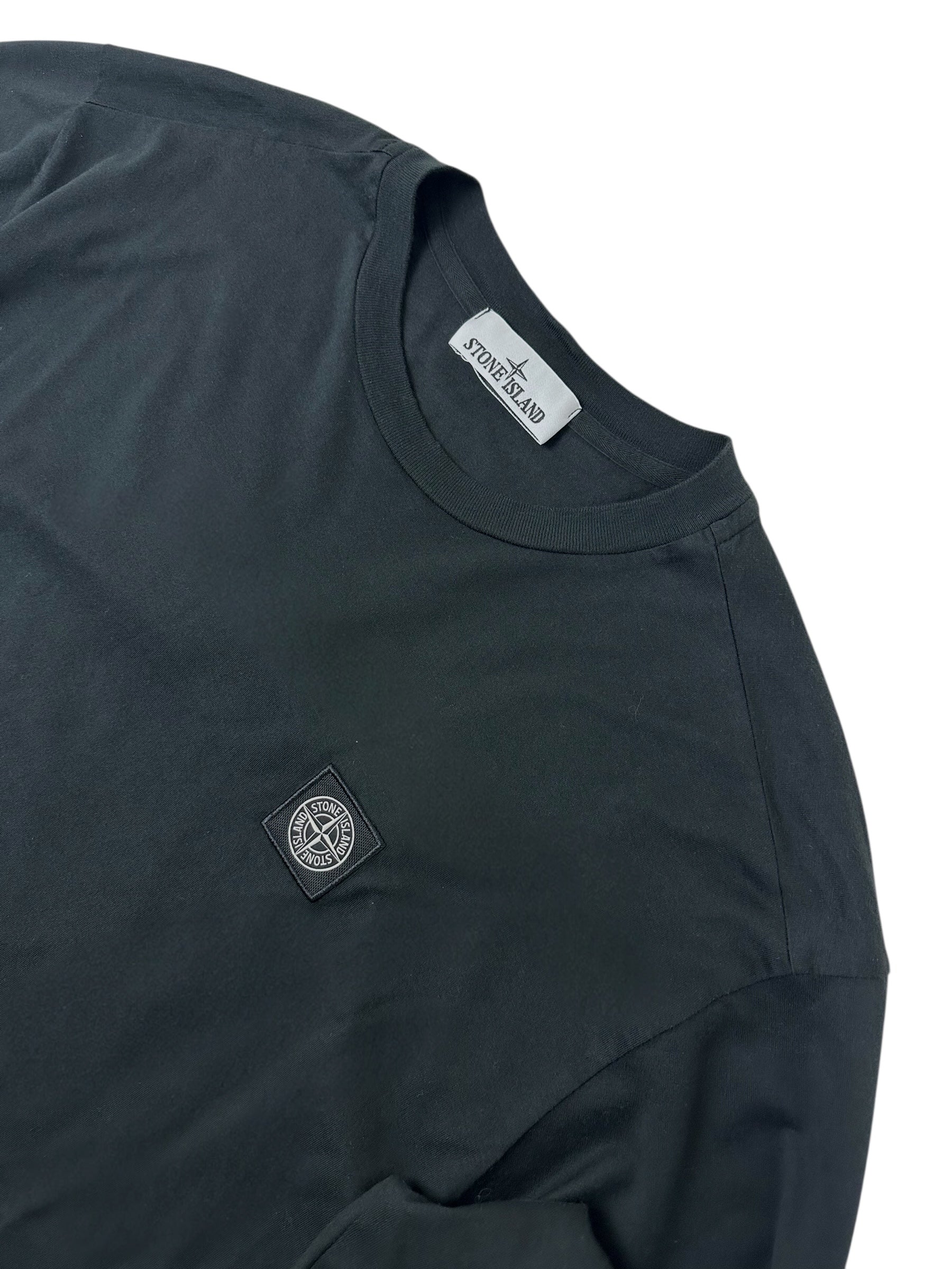 TEE-SHIRT MANCHE LONGUE STONE ISLAND - NOIR - TAILLE L